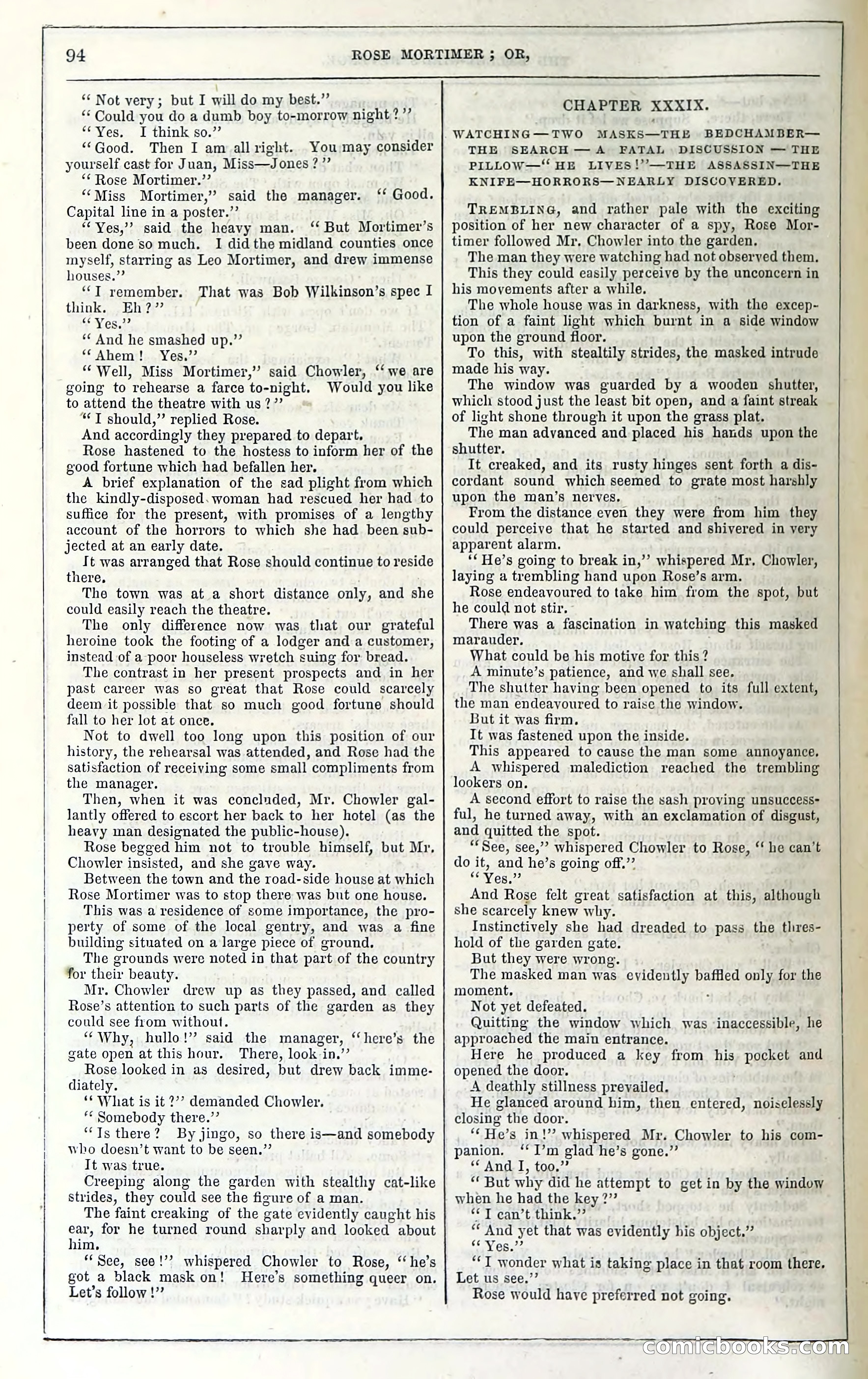 Rose Mortimer; Or, The Ballet-Girl's Revenge — page 100 of 204