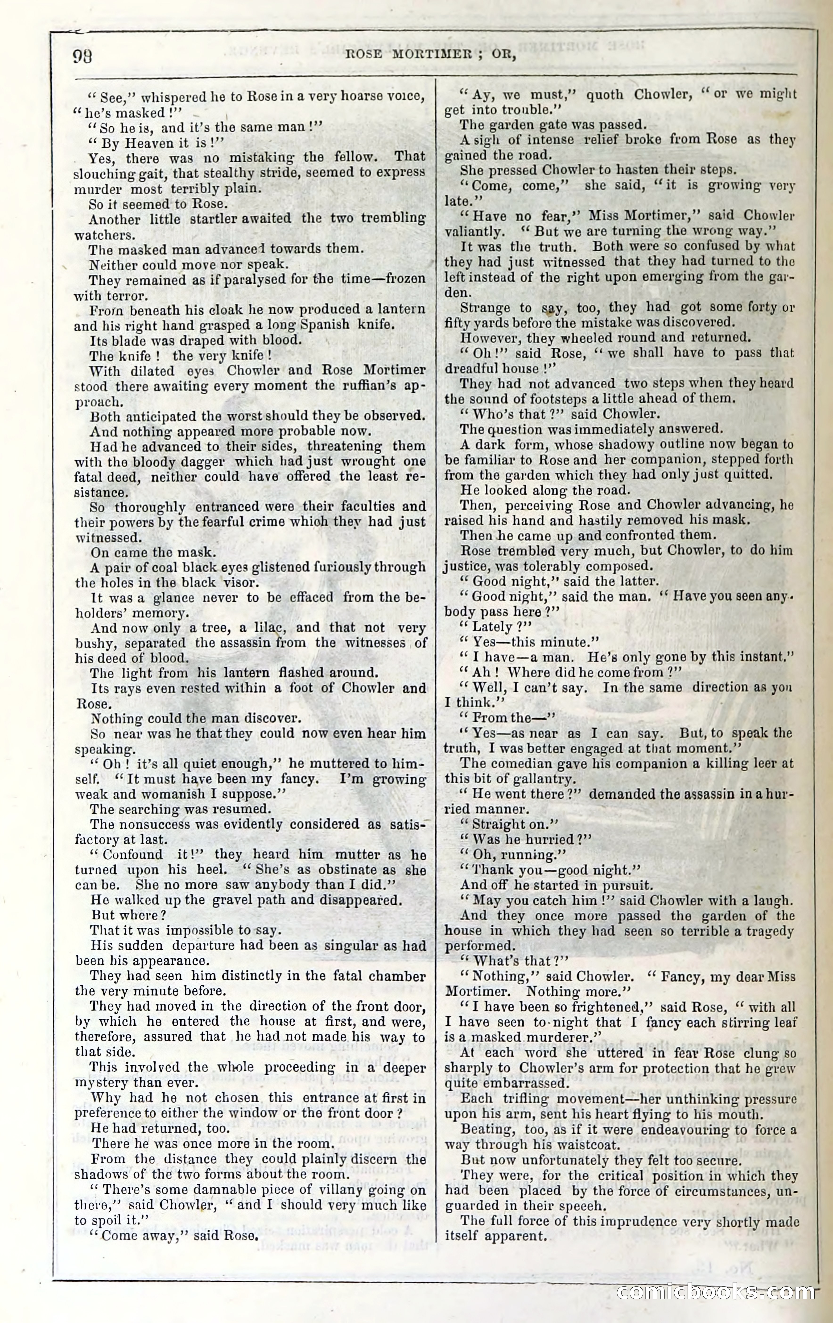 Rose Mortimer; Or, The Ballet-Girl's Revenge — page 104 of 204