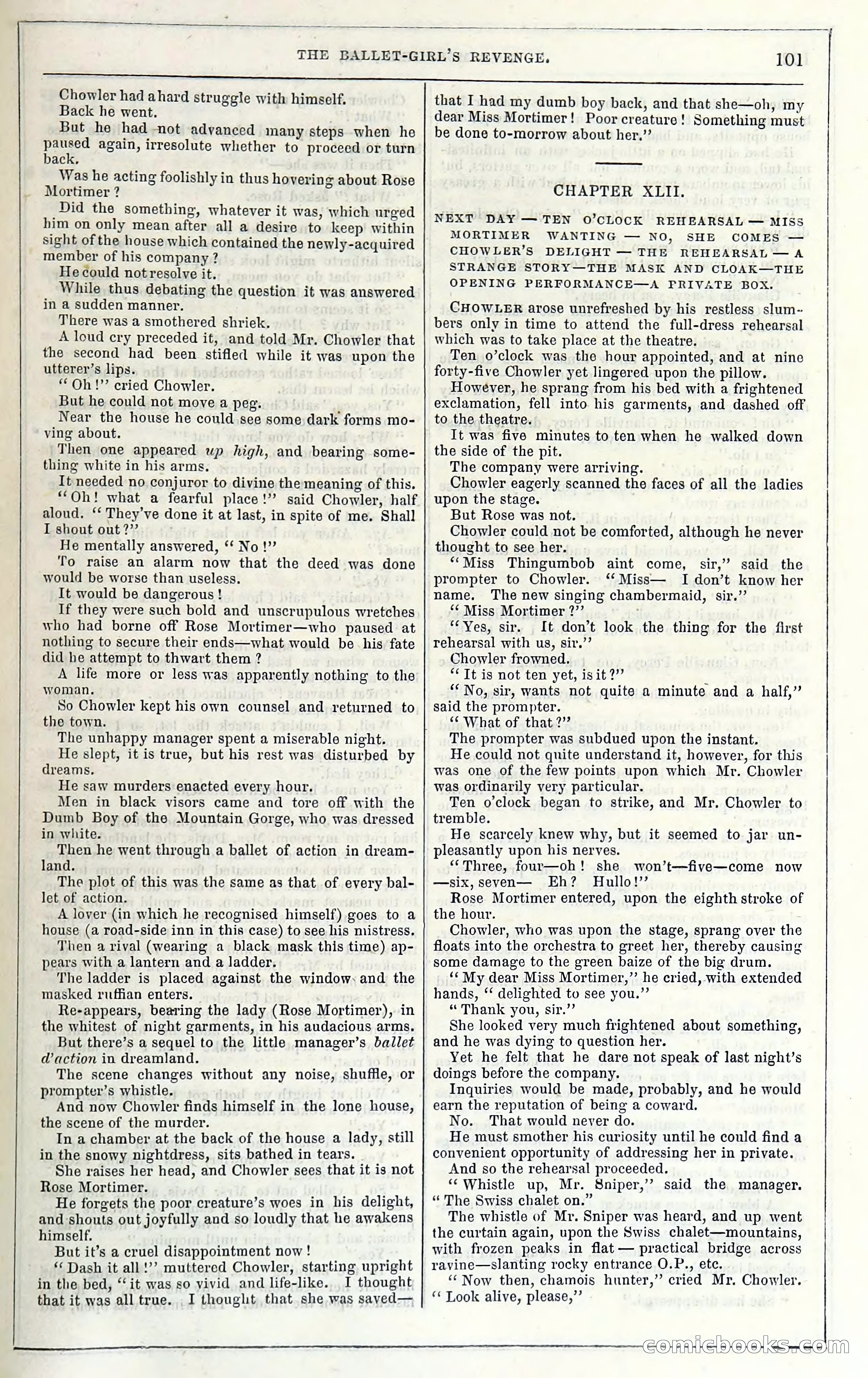 Rose Mortimer; Or, The Ballet-Girl's Revenge — page 107 of 204