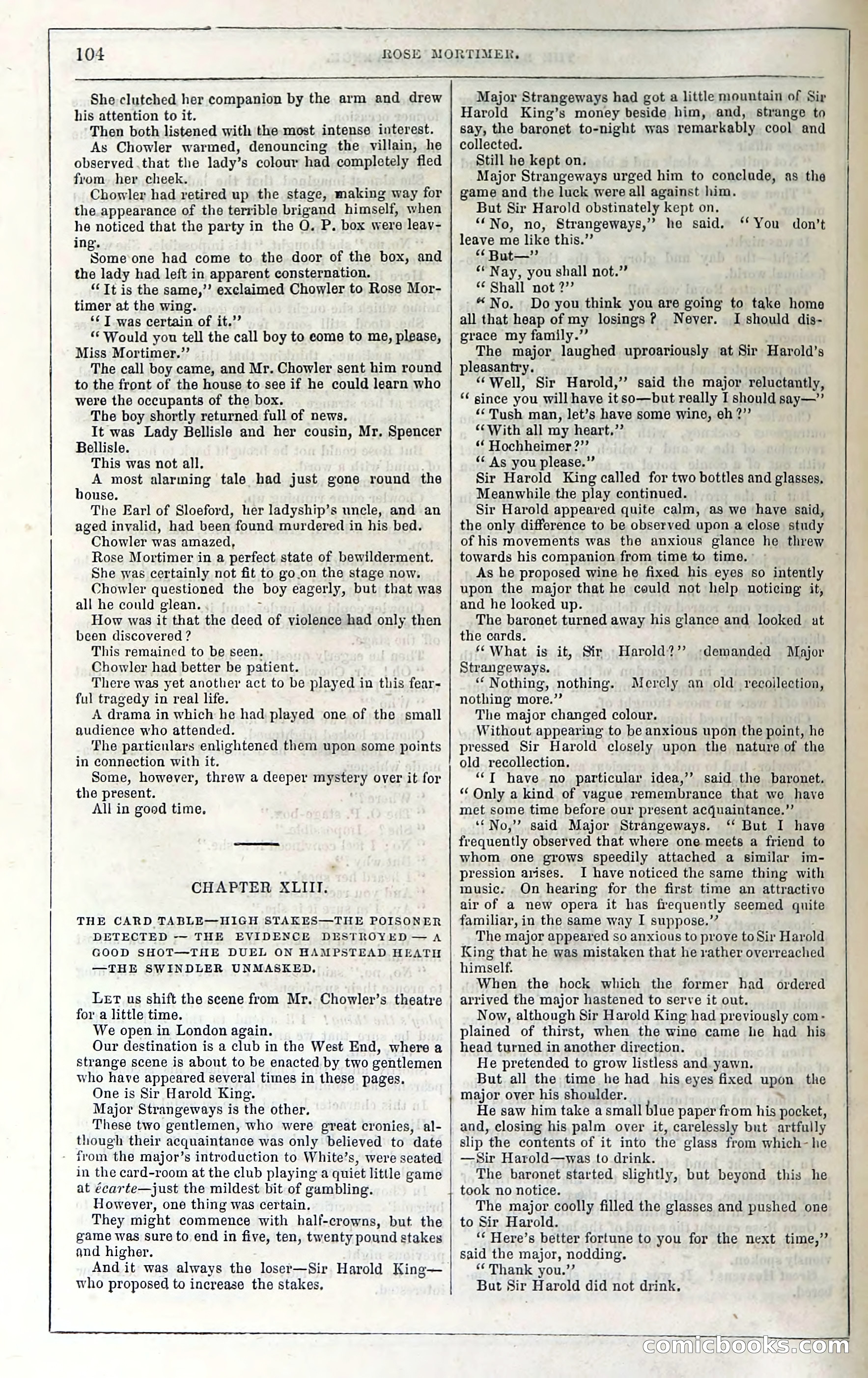 Rose Mortimer; Or, The Ballet-Girl's Revenge — page 110 of 204