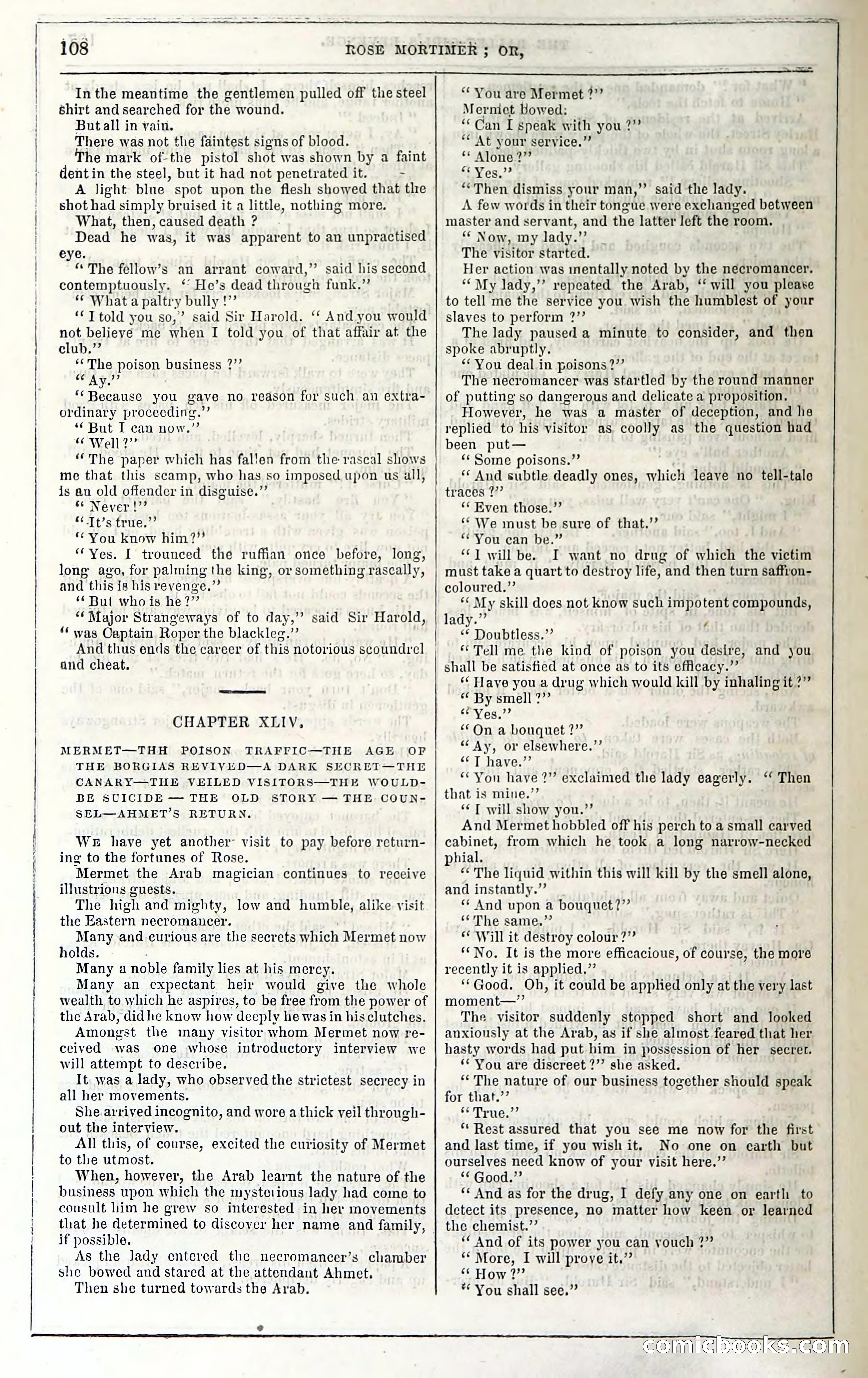 Rose Mortimer; Or, The Ballet-Girl's Revenge — page 114 of 204