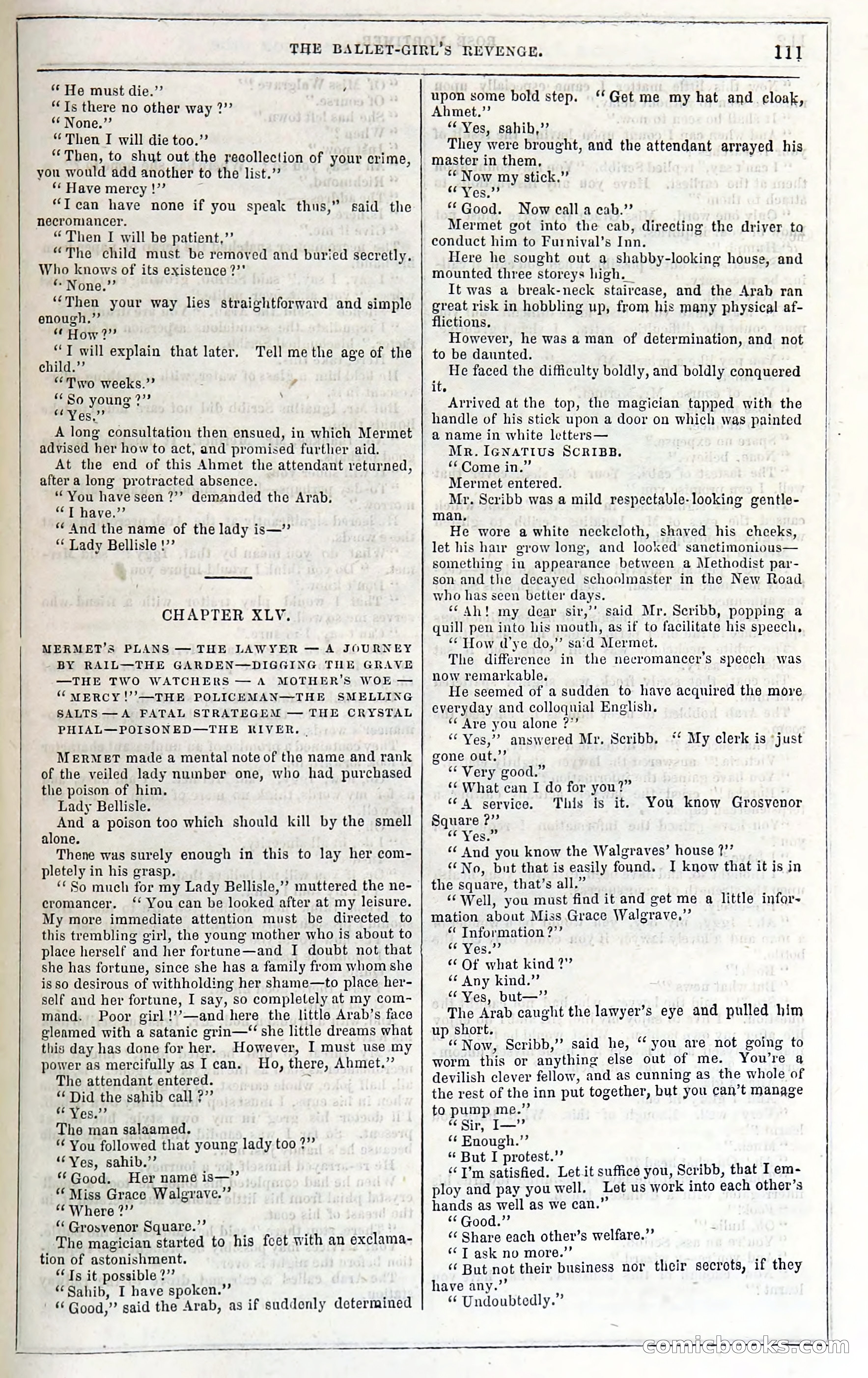 Rose Mortimer; Or, The Ballet-Girl's Revenge — page 117 of 204