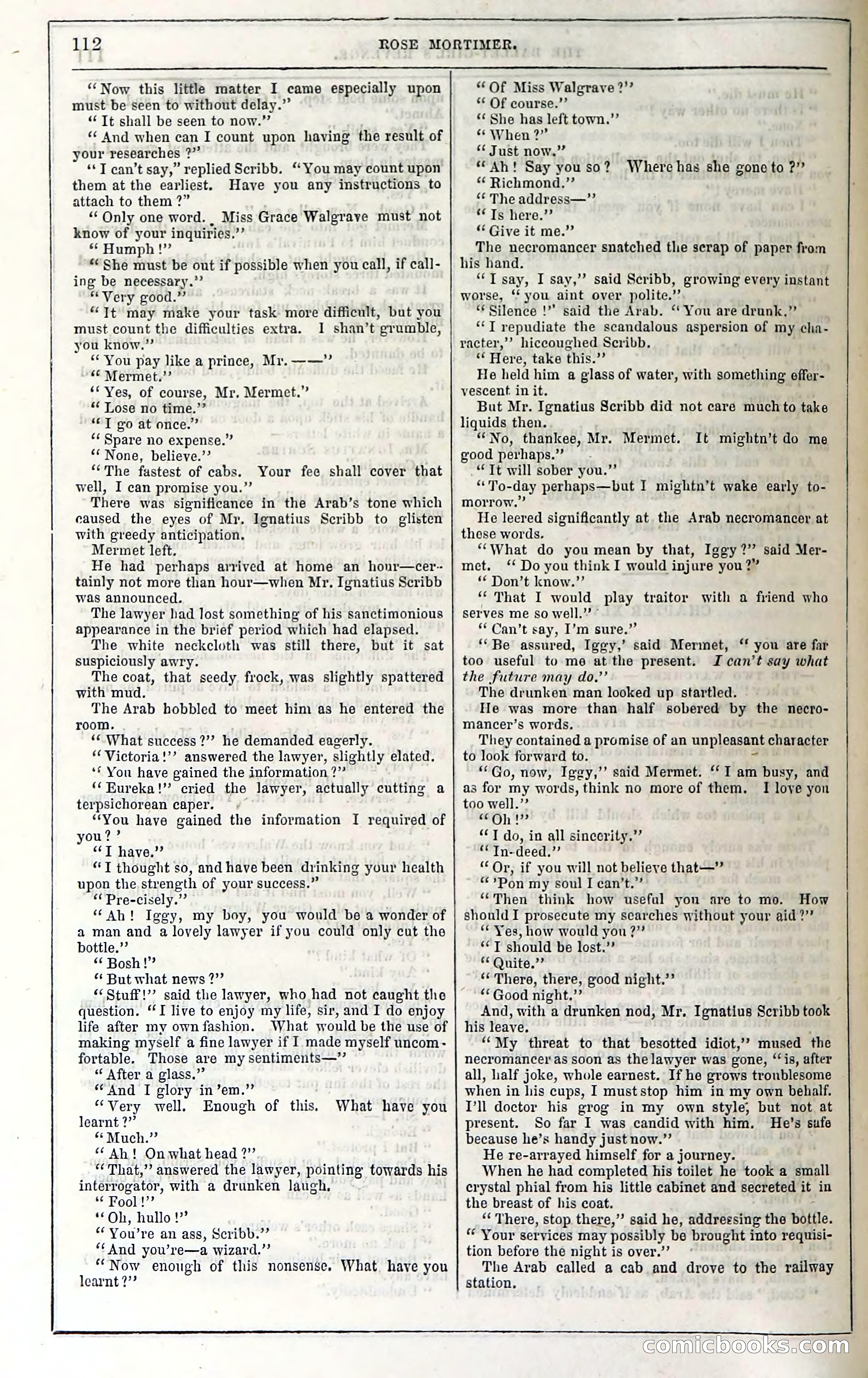 Rose Mortimer; Or, The Ballet-Girl's Revenge — page 118 of 204