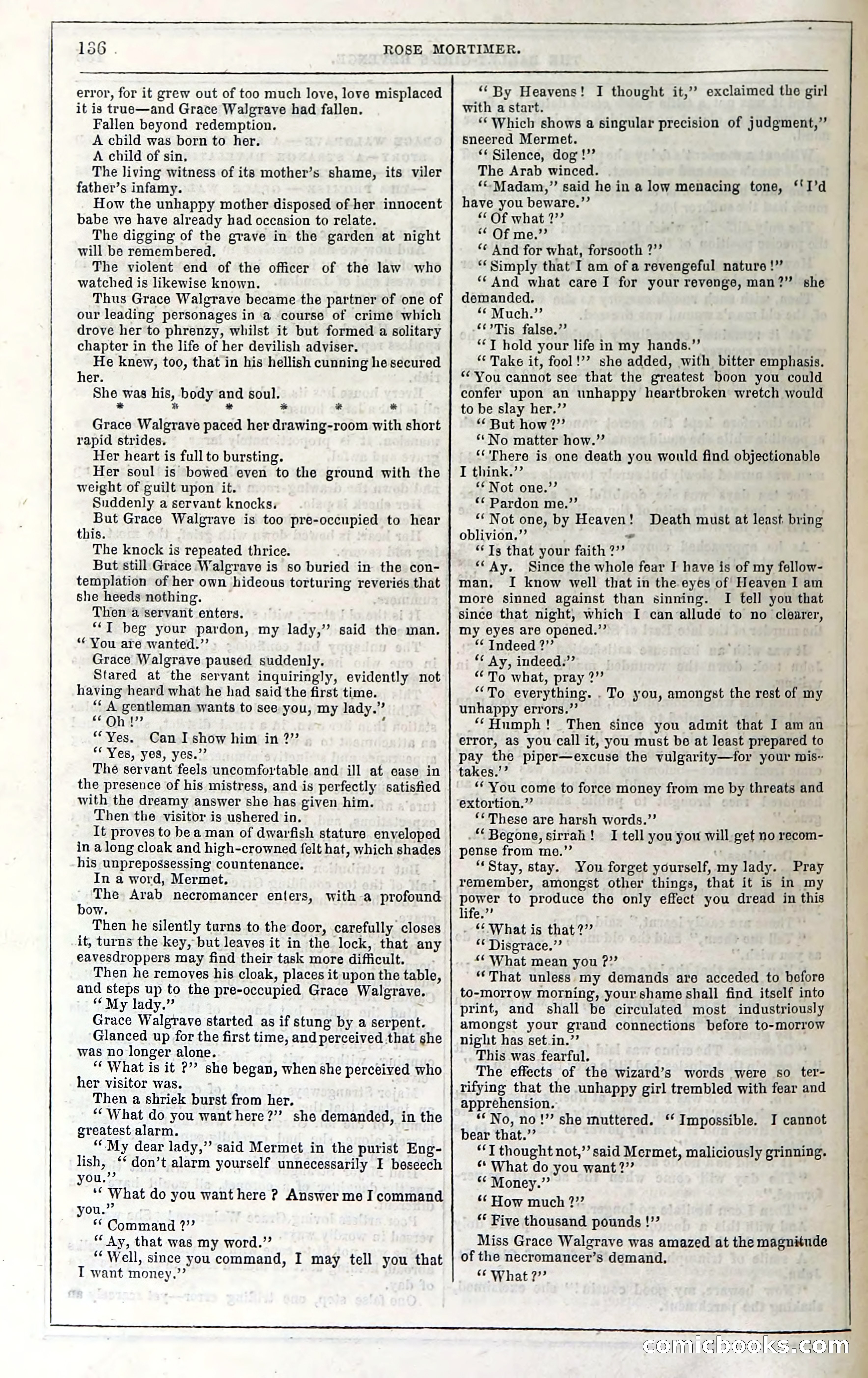 Rose Mortimer; Or, The Ballet-Girl's Revenge — page 142 of 204