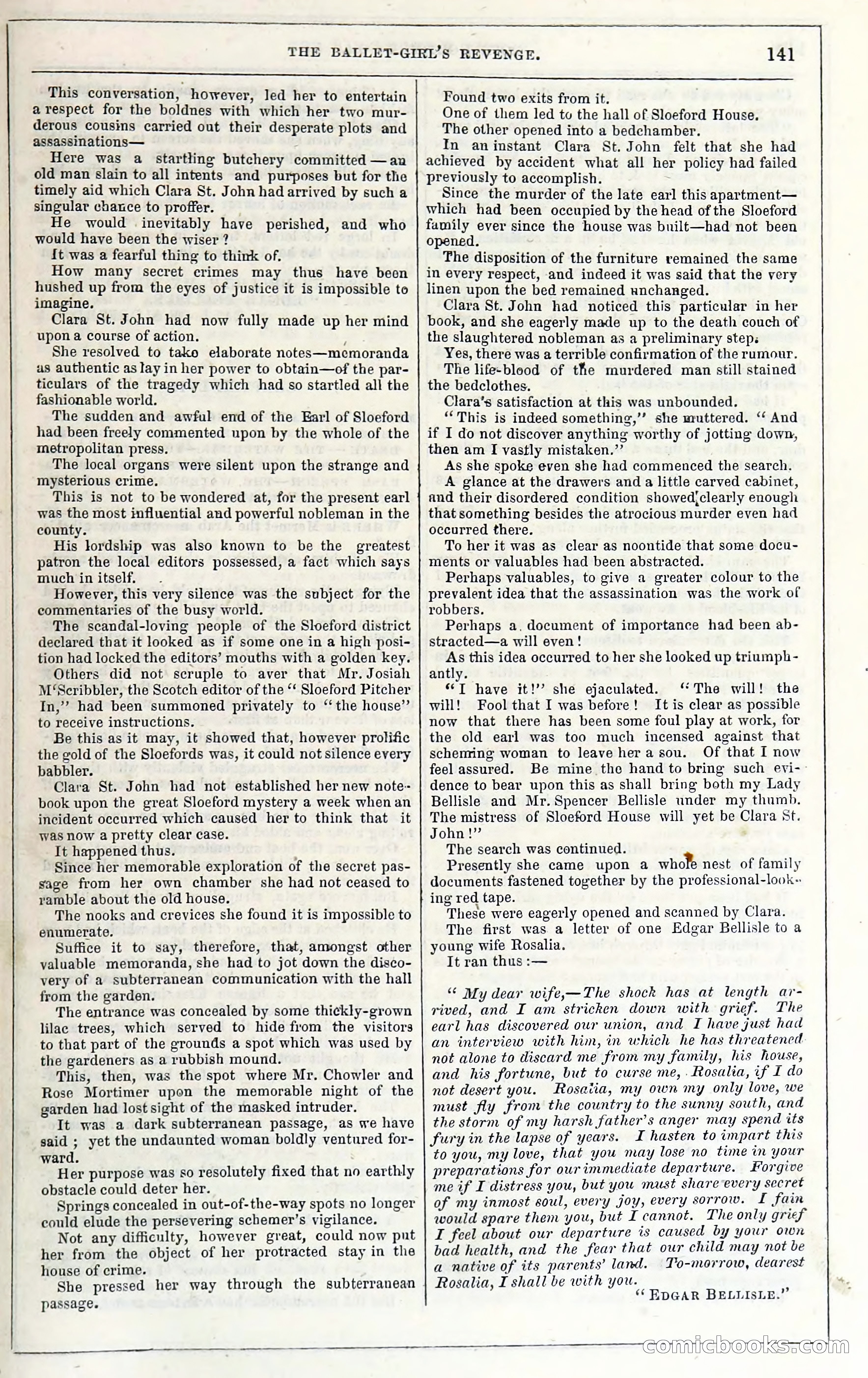 Rose Mortimer; Or, The Ballet-Girl's Revenge — page 147 of 204
