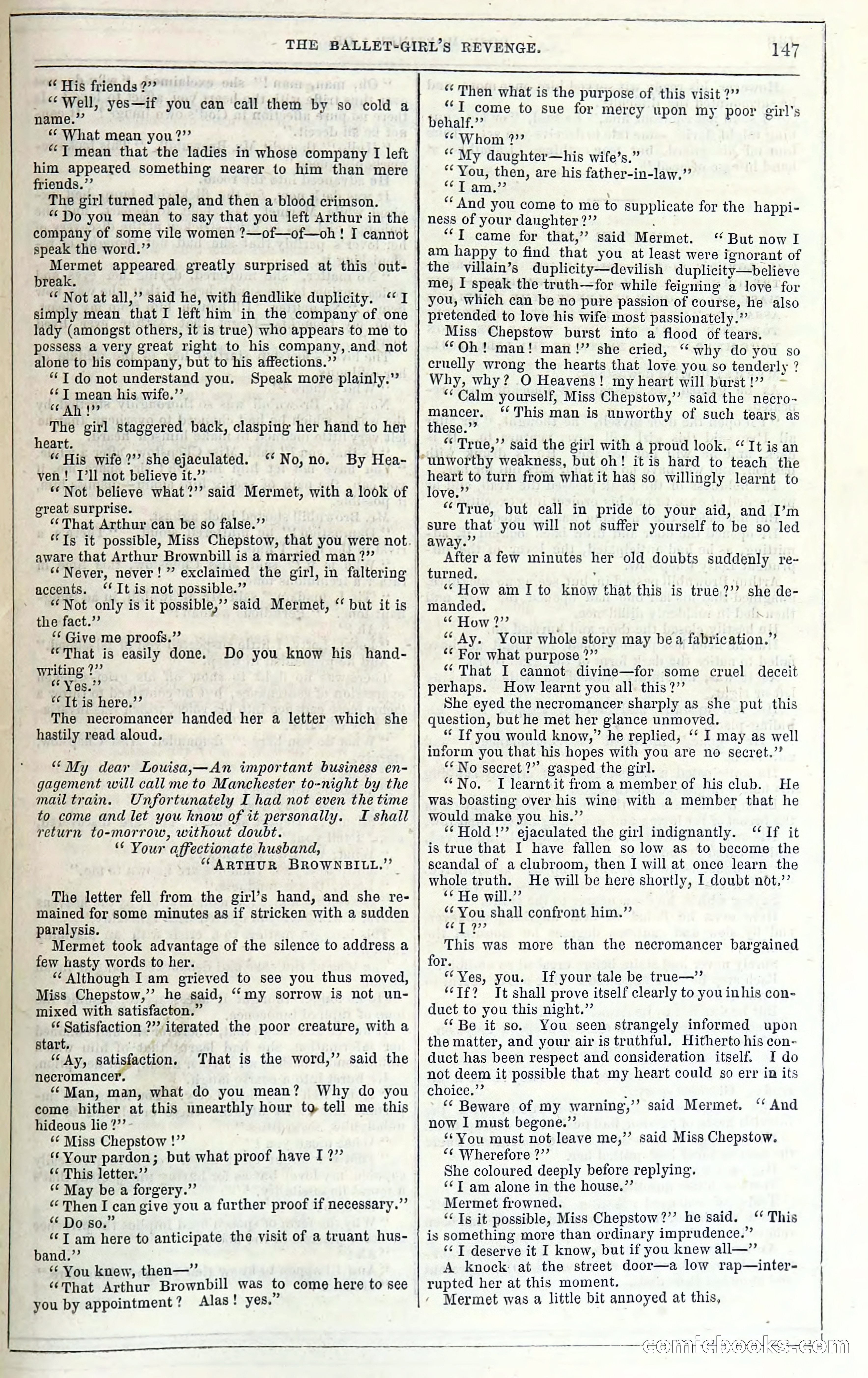 Rose Mortimer; Or, The Ballet-Girl's Revenge — page 153 of 204