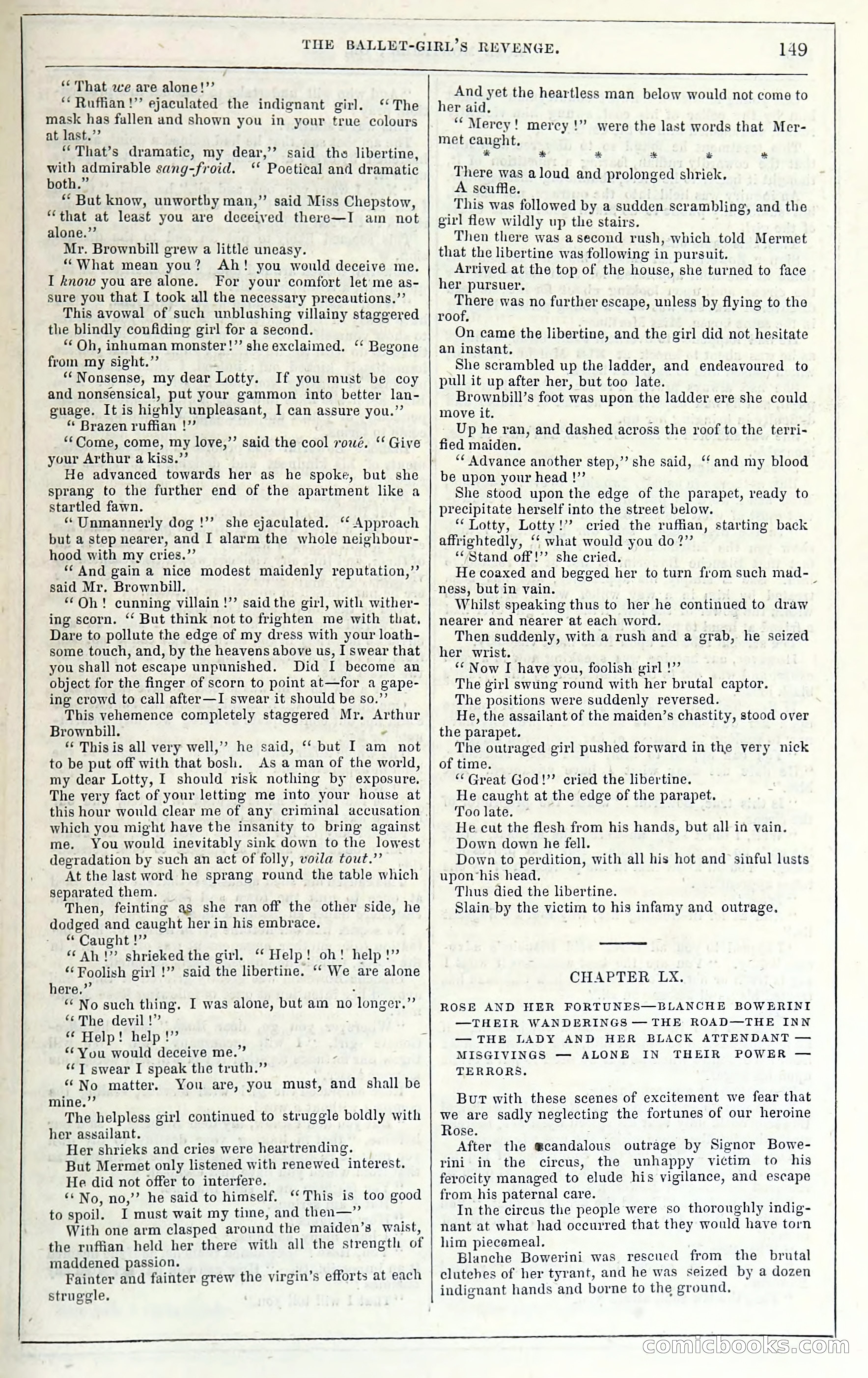 Rose Mortimer; Or, The Ballet-Girl's Revenge — page 155 of 204