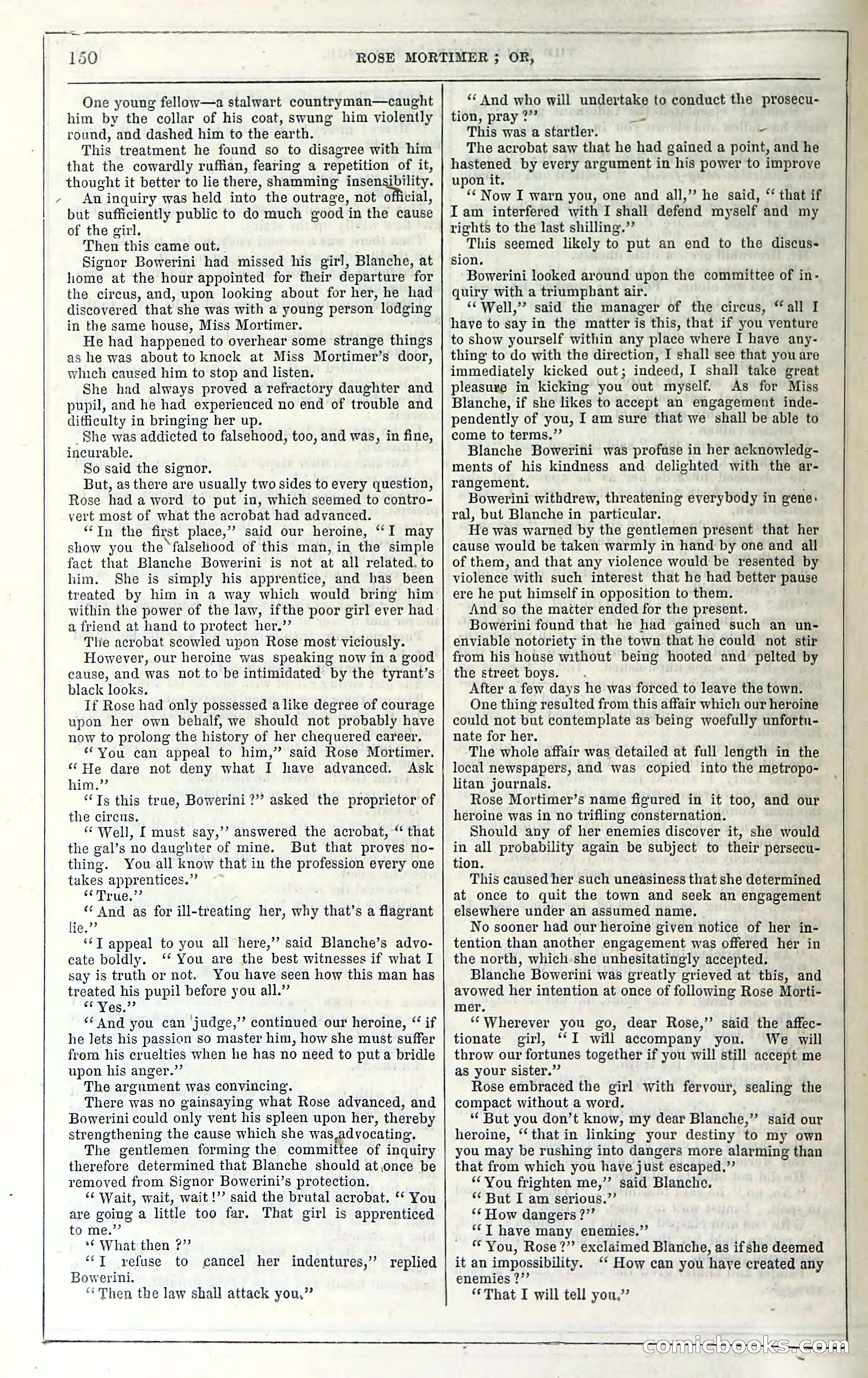 Rose Mortimer; Or, The Ballet-Girl's Revenge — page 156 of 204
