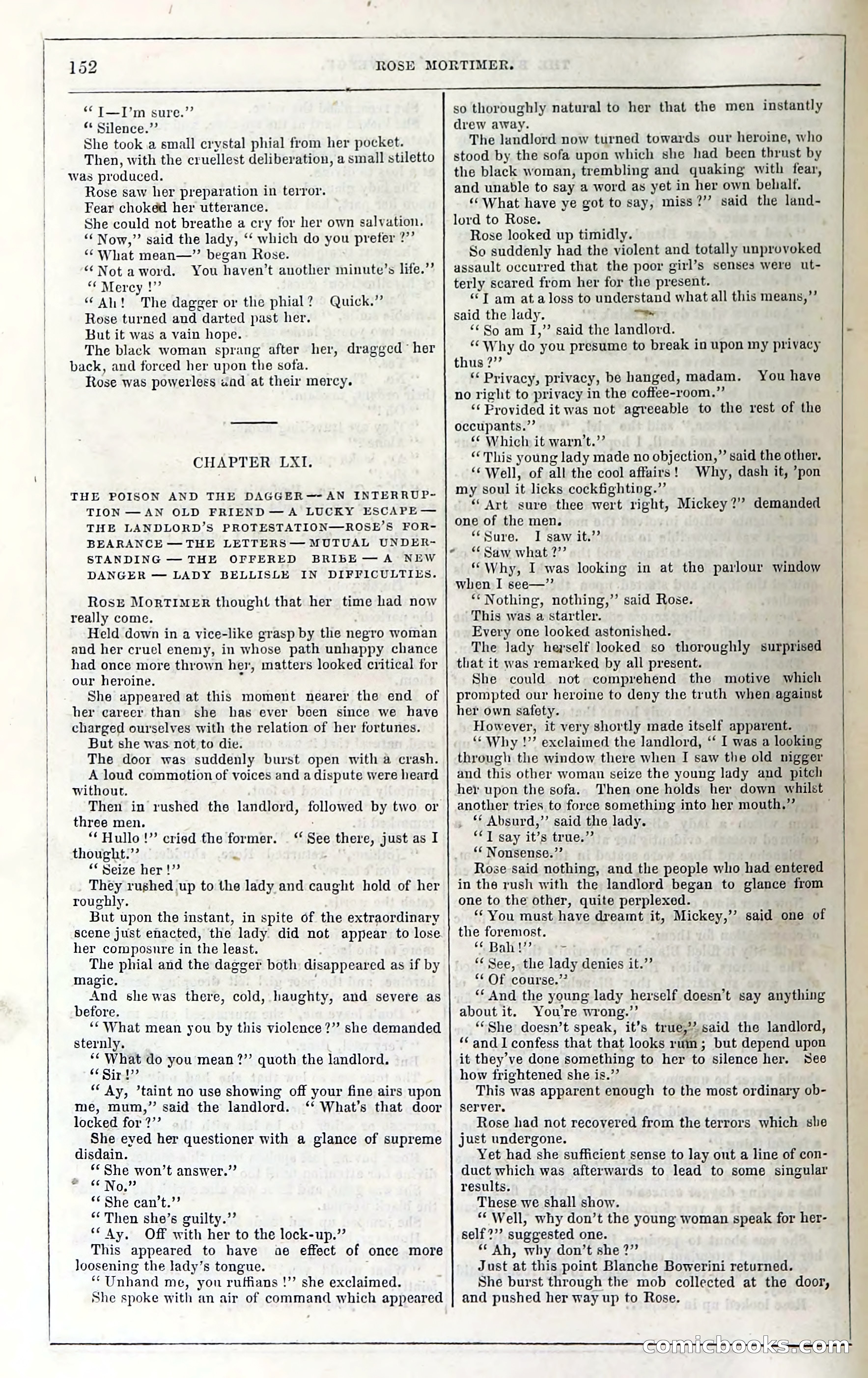 Rose Mortimer; Or, The Ballet-Girl's Revenge — page 158 of 204