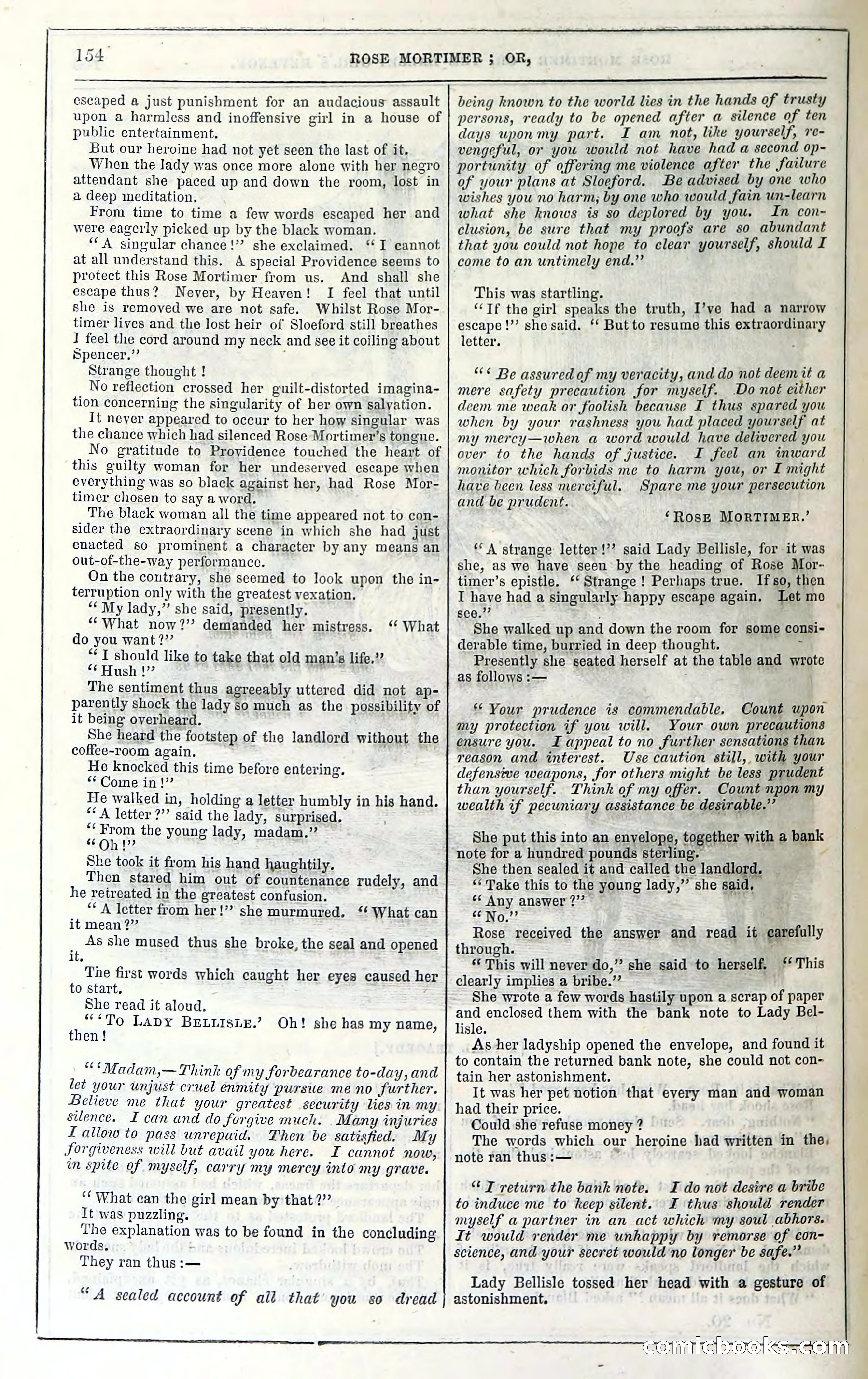 Rose Mortimer; Or, The Ballet-Girl's Revenge — page 160 of 204