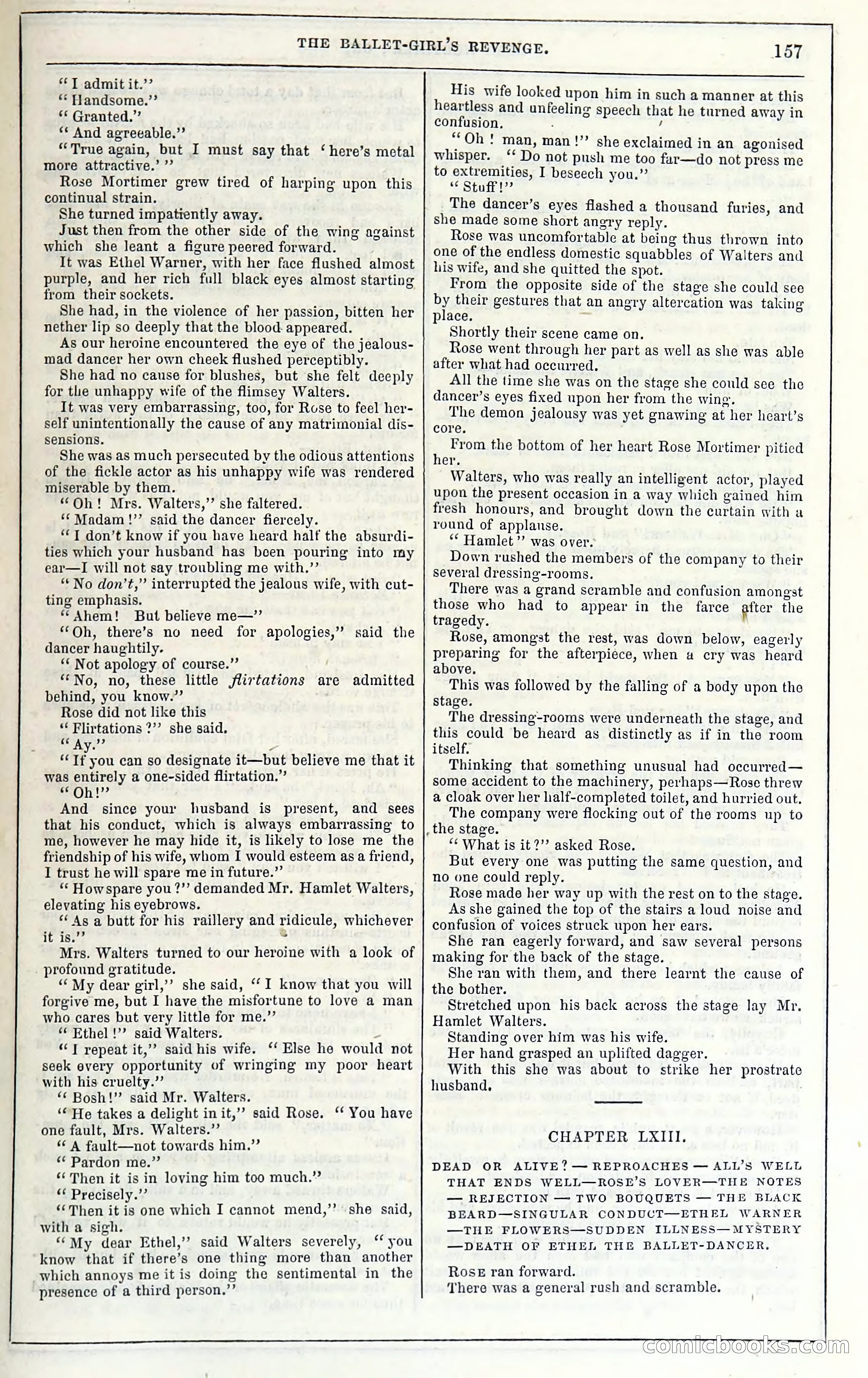 Rose Mortimer; Or, The Ballet-Girl's Revenge — page 163 of 204