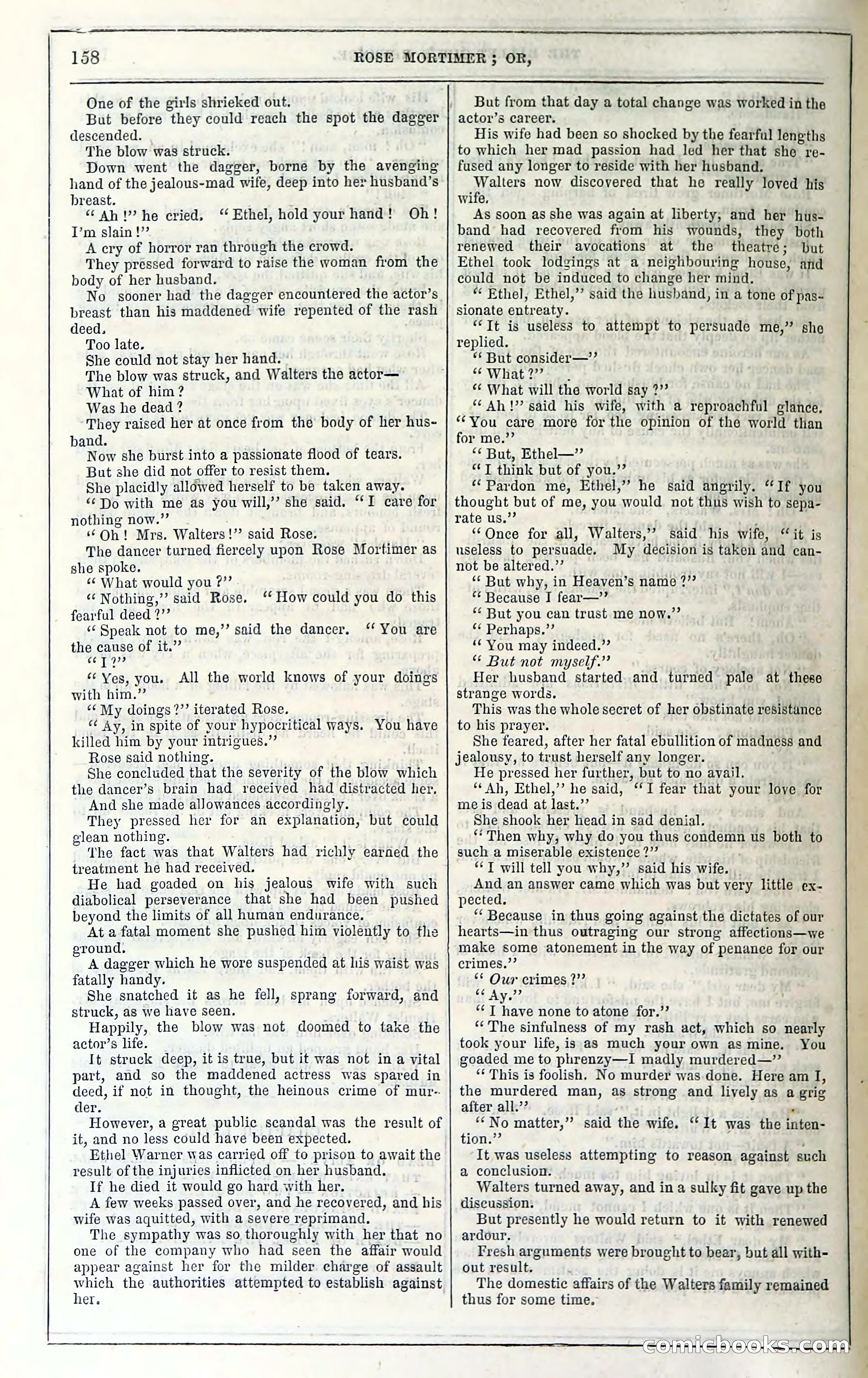 Rose Mortimer; Or, The Ballet-Girl's Revenge — page 164 of 204
