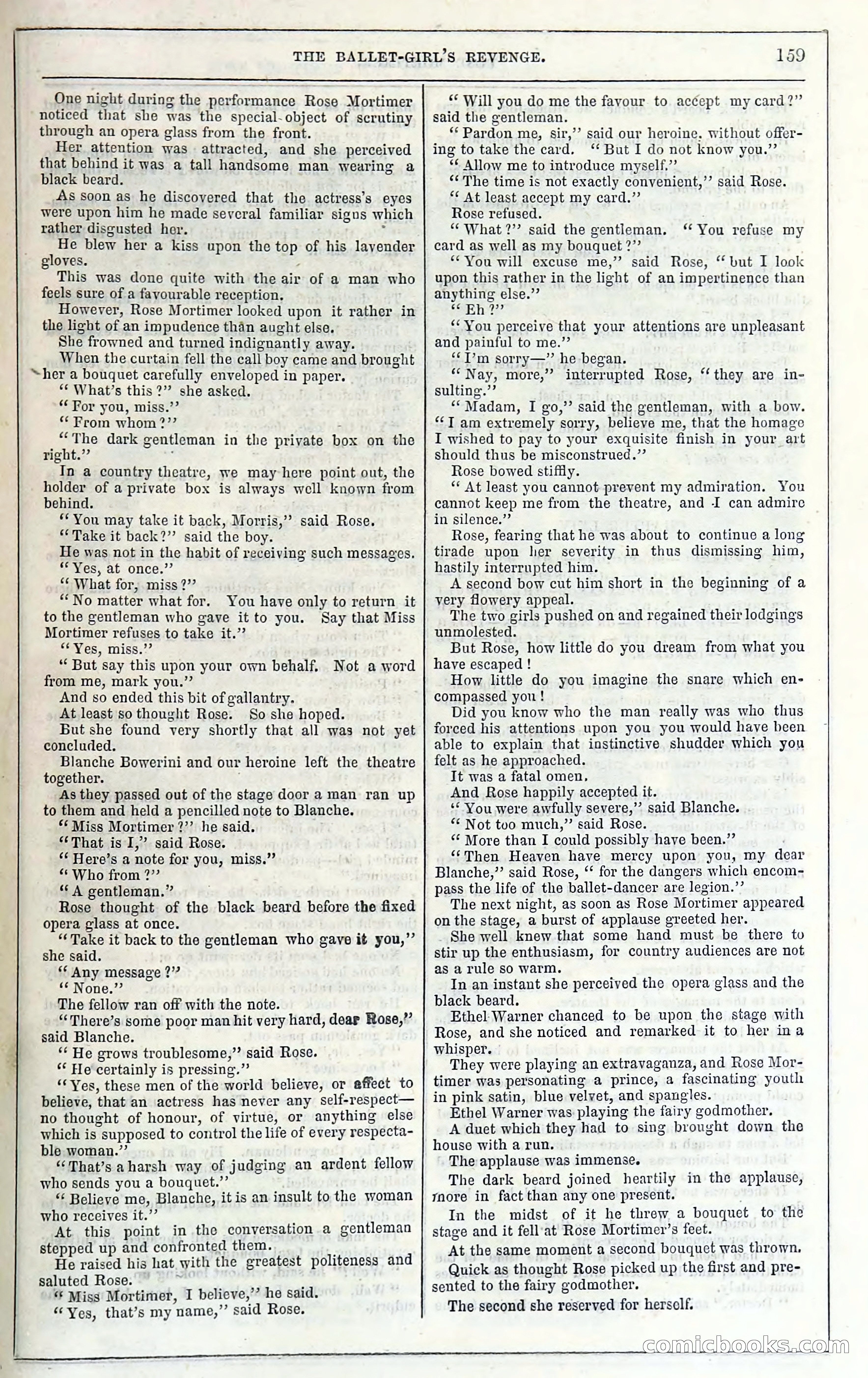 Rose Mortimer; Or, The Ballet-Girl's Revenge — page 165 of 204