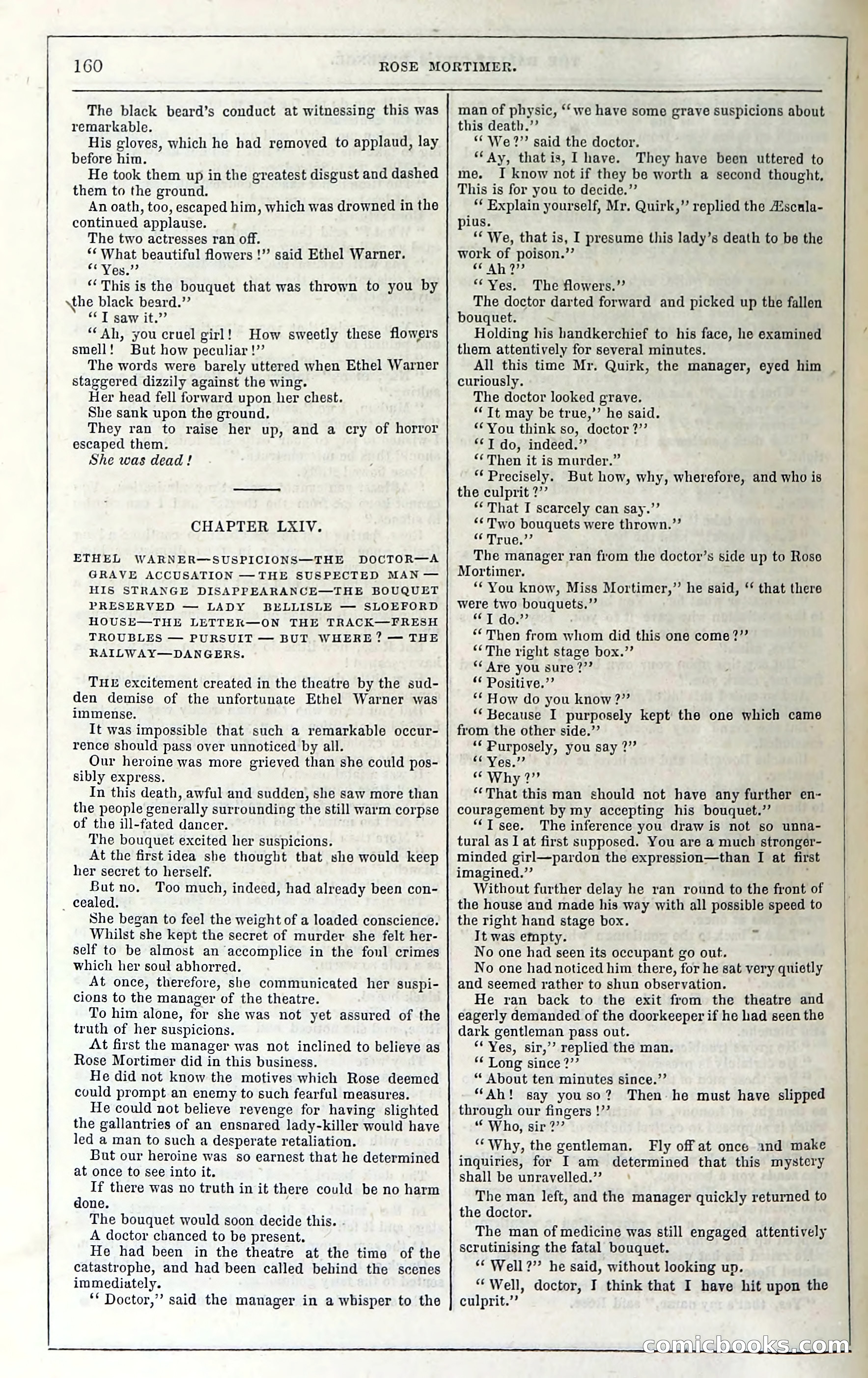 Rose Mortimer; Or, The Ballet-Girl's Revenge — page 166 of 204