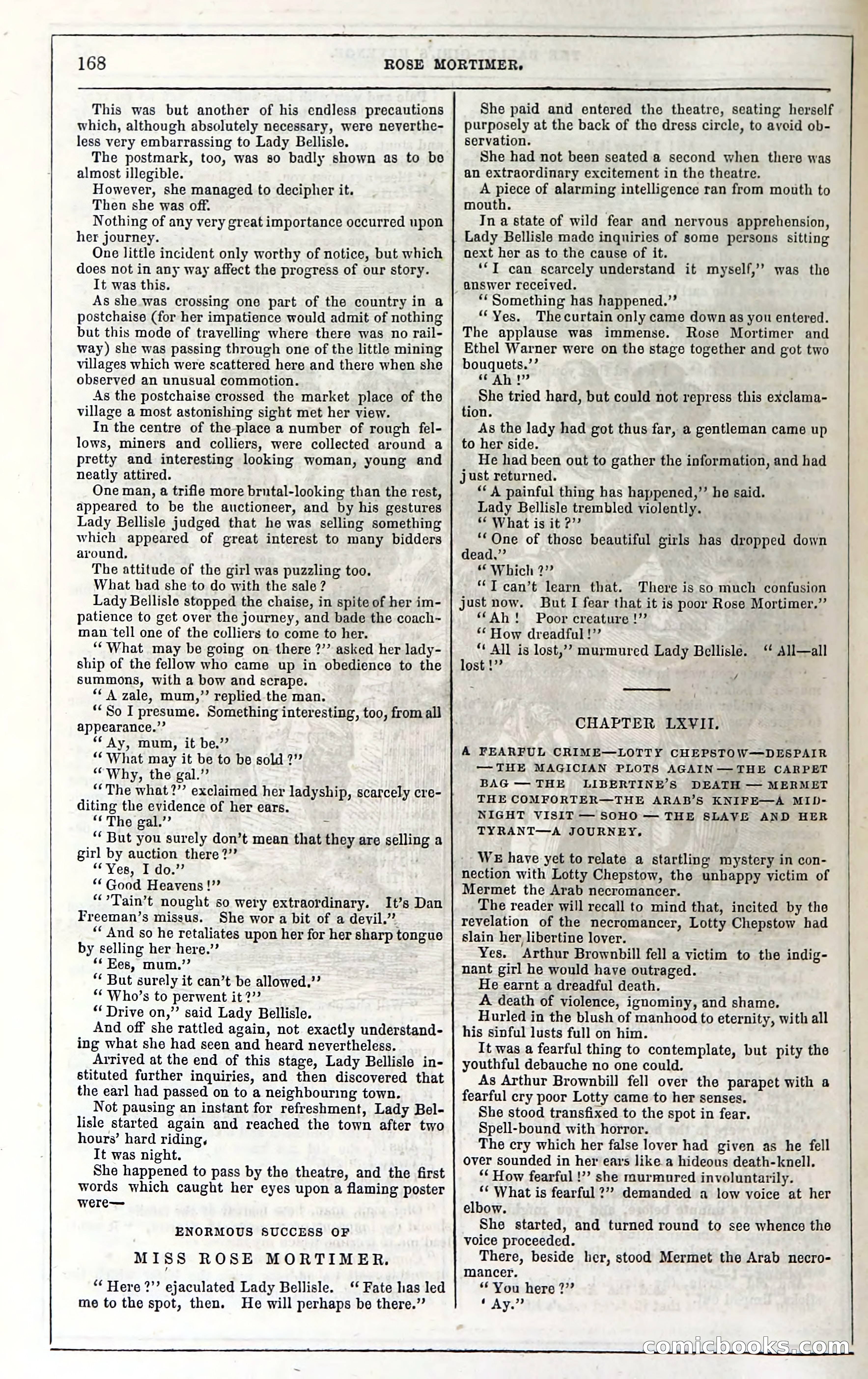 Rose Mortimer; Or, The Ballet-Girl's Revenge — page 174 of 204