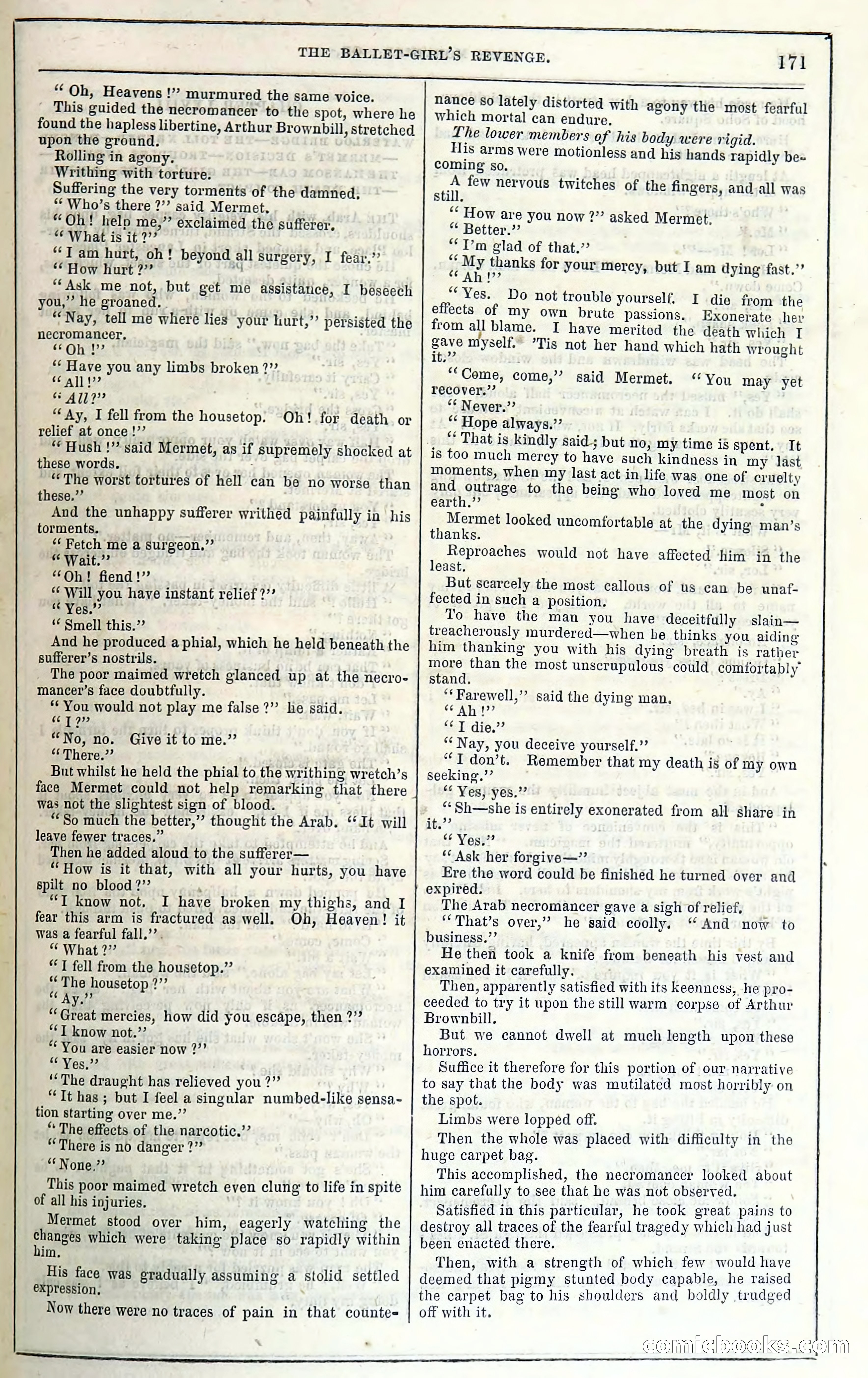 Rose Mortimer; Or, The Ballet-Girl's Revenge — page 177 of 204