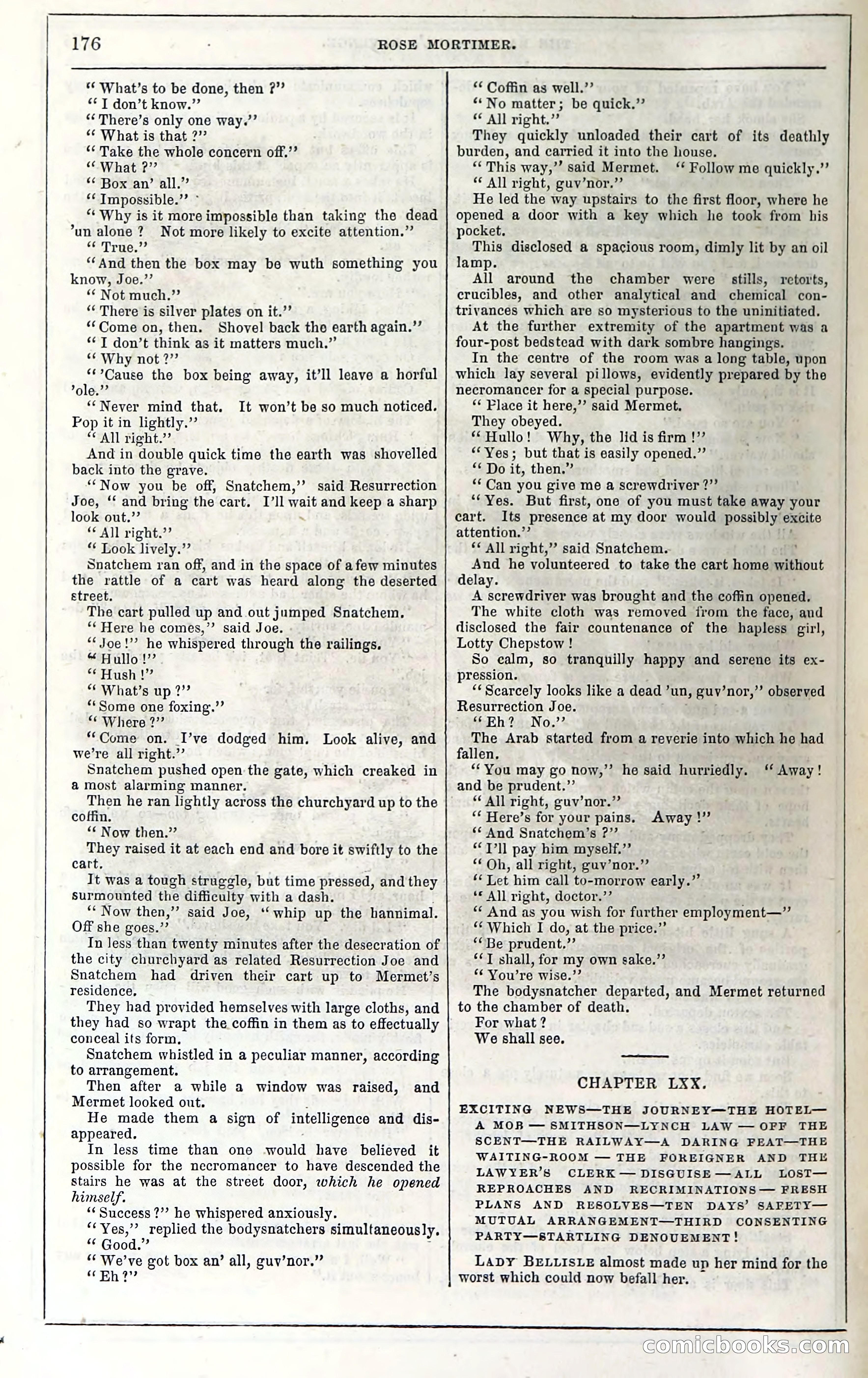 Rose Mortimer; Or, The Ballet-Girl's Revenge — page 182 of 204