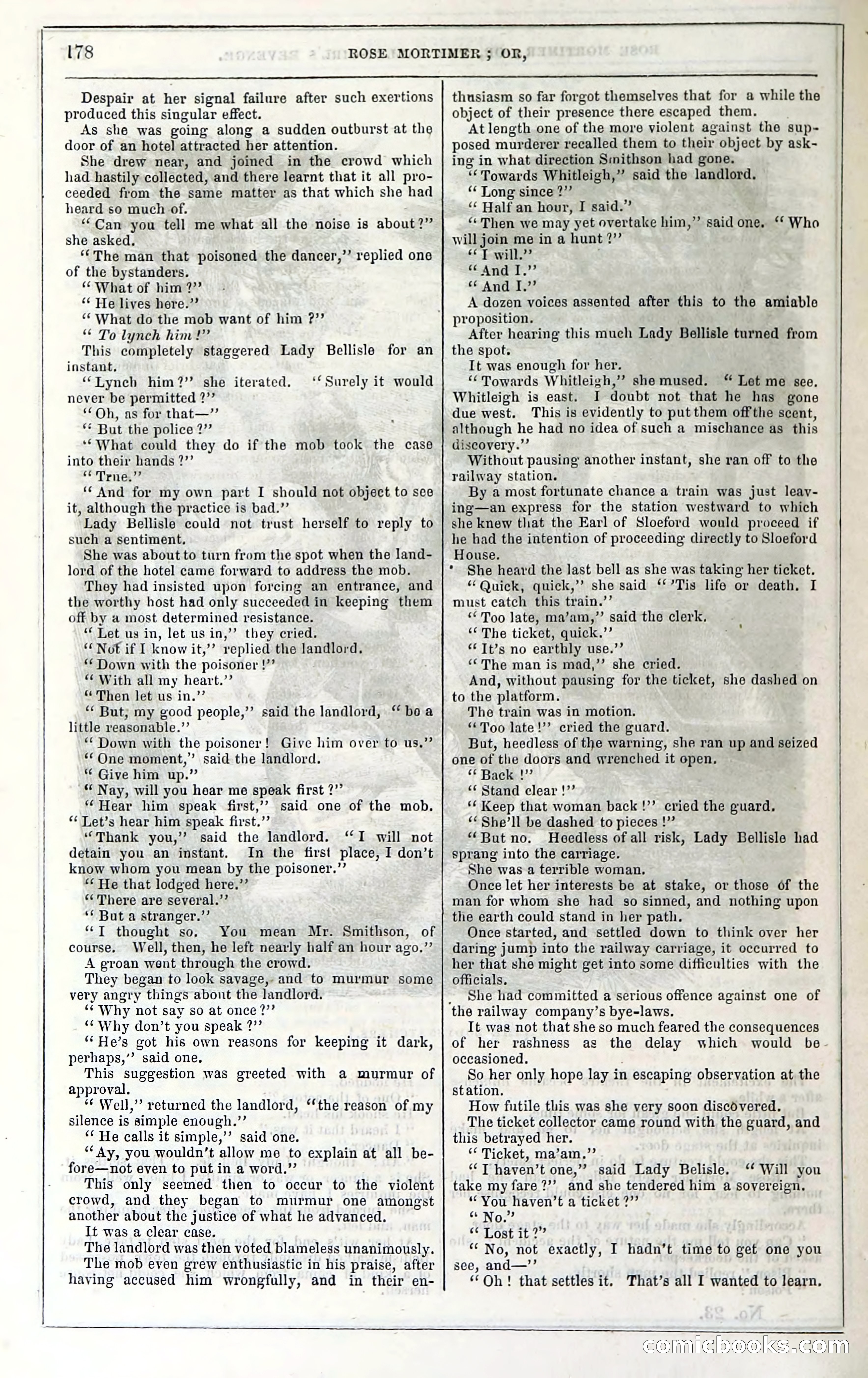 Rose Mortimer; Or, The Ballet-Girl's Revenge — page 184 of 204