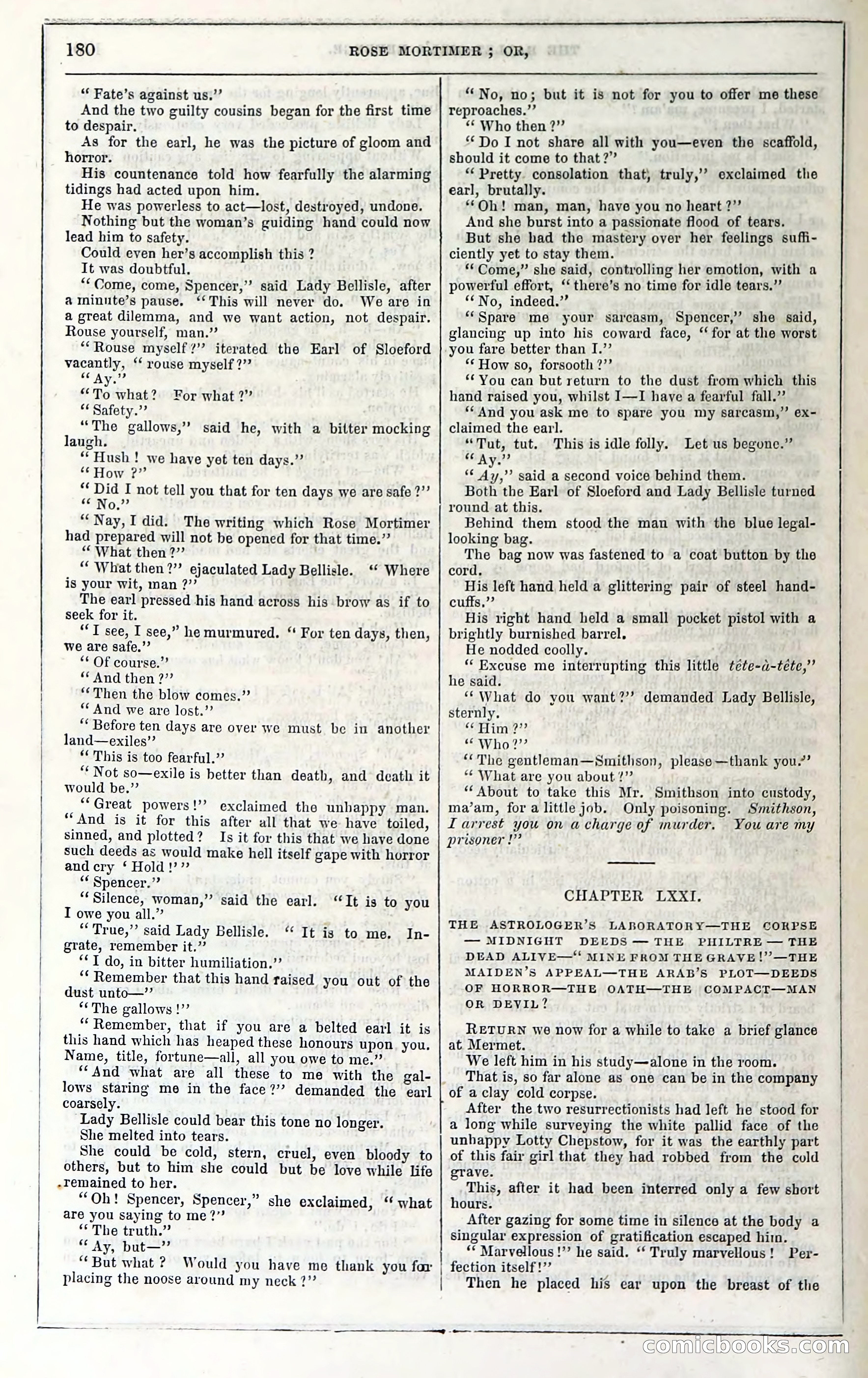 Rose Mortimer; Or, The Ballet-Girl's Revenge — page 186 of 204