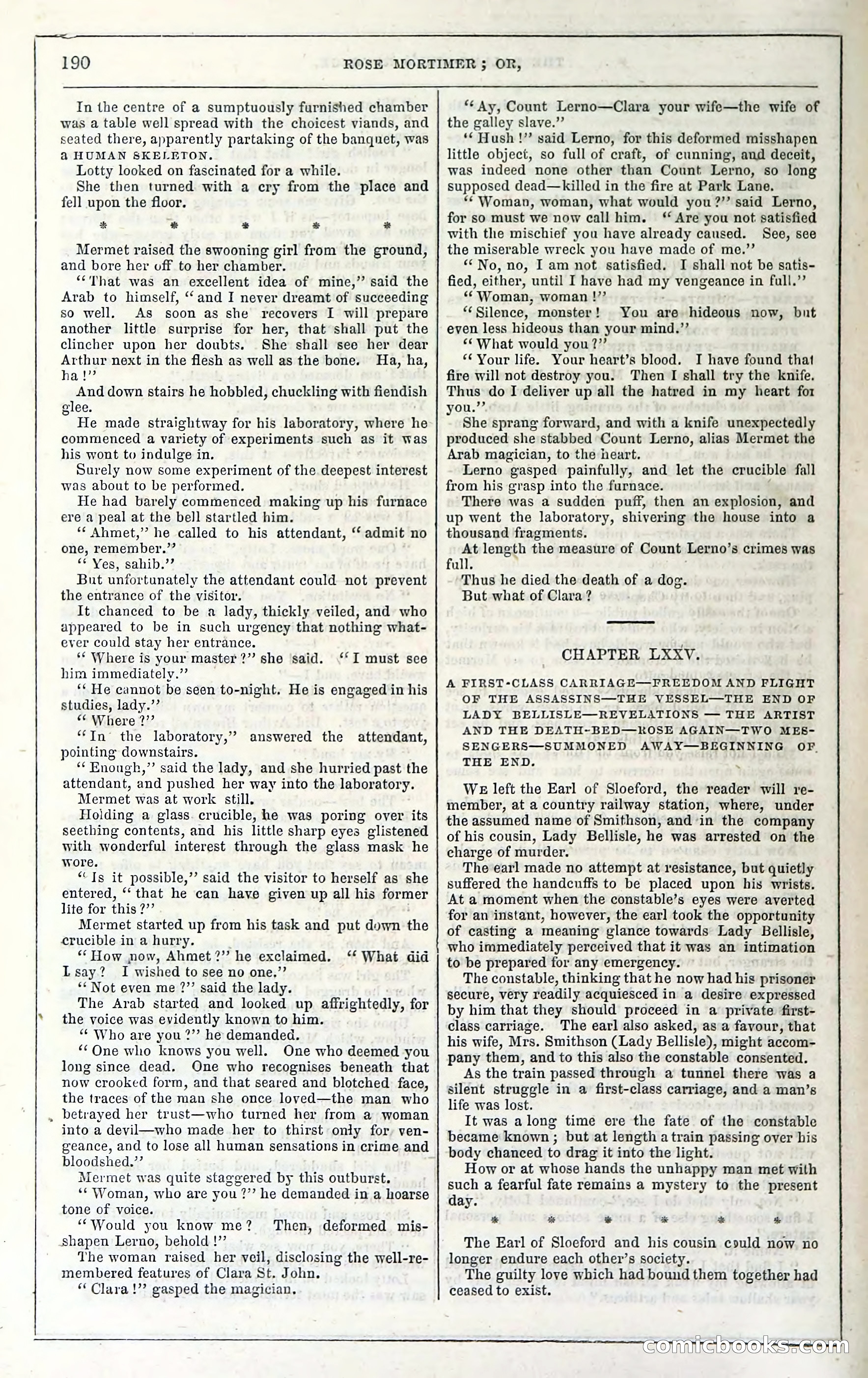 Rose Mortimer; Or, The Ballet-Girl's Revenge — page 196 of 204