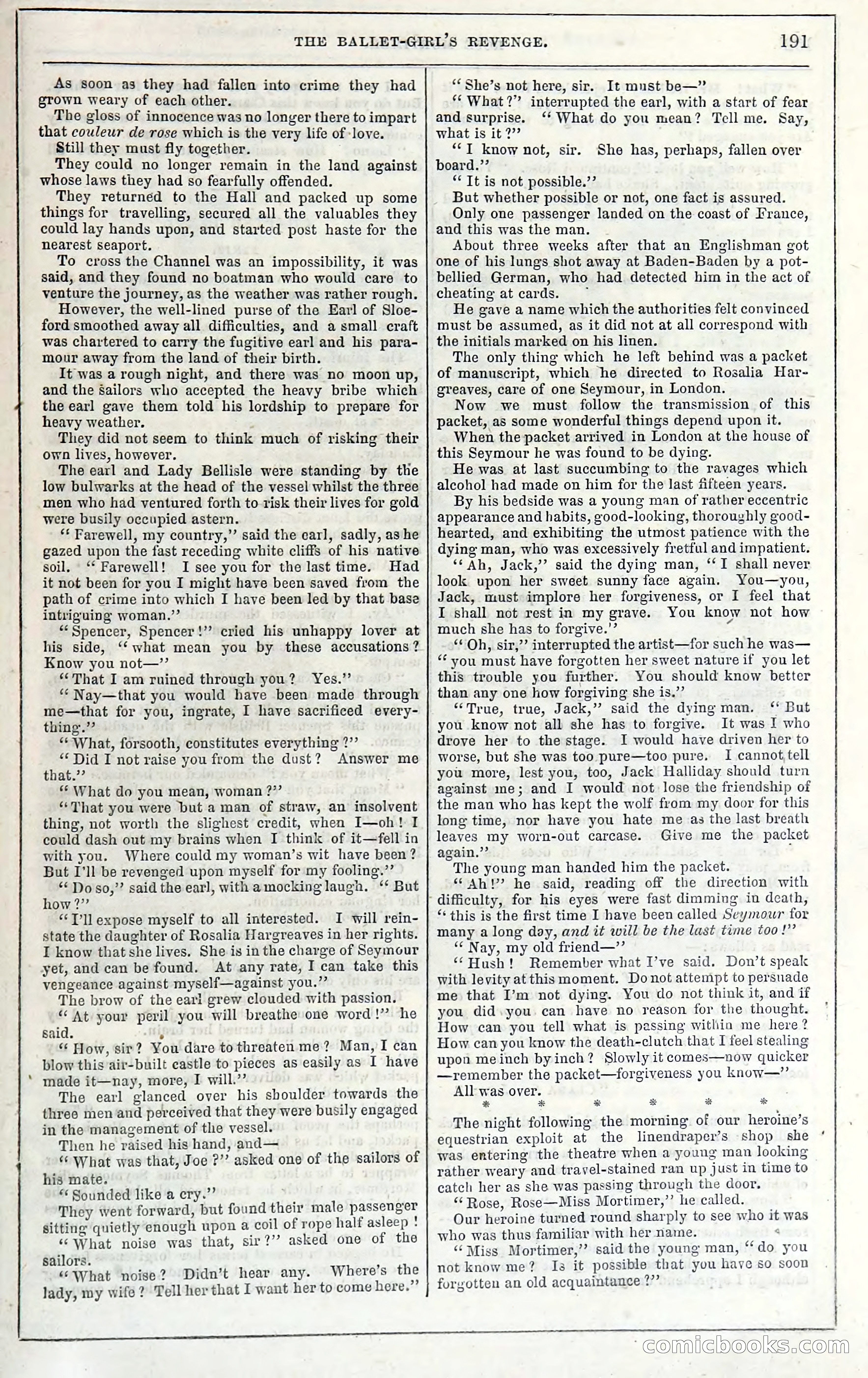 Rose Mortimer; Or, The Ballet-Girl's Revenge — page 197 of 204