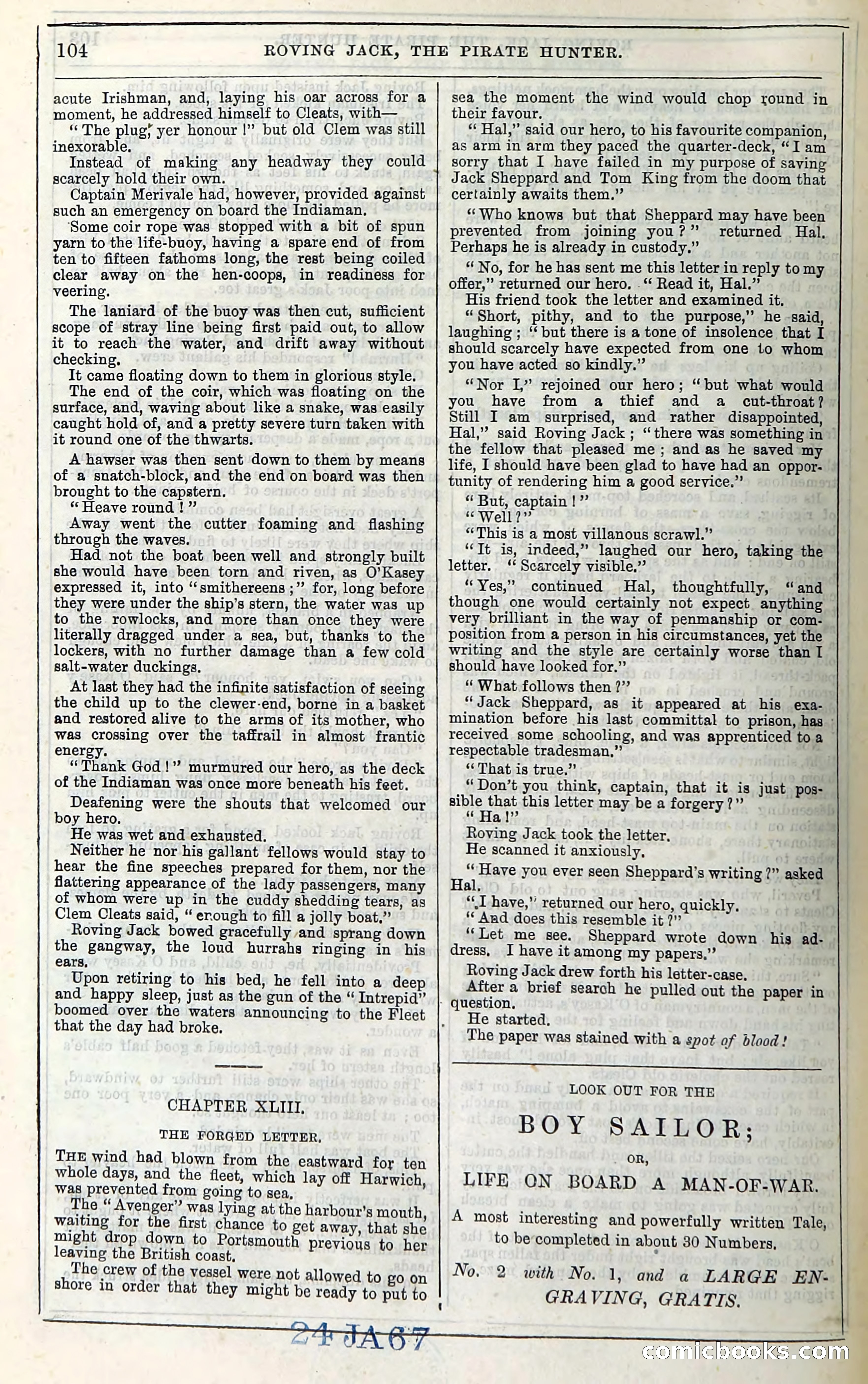 Roving Jack, The Pirate Hunter — page 84 of 300