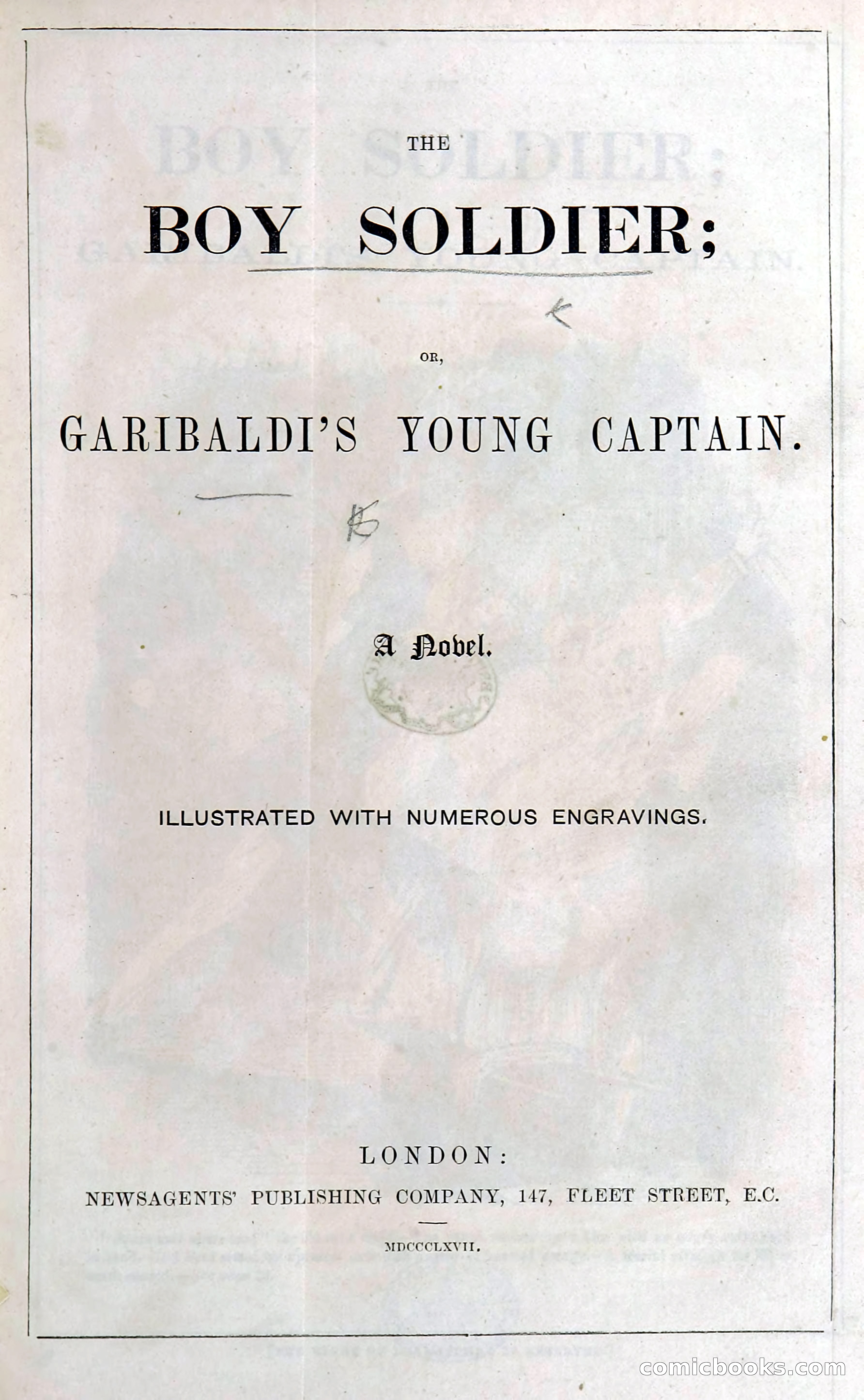 The Boy Soldier; Or, Garibaldi's Young Captain — page 5 of 390