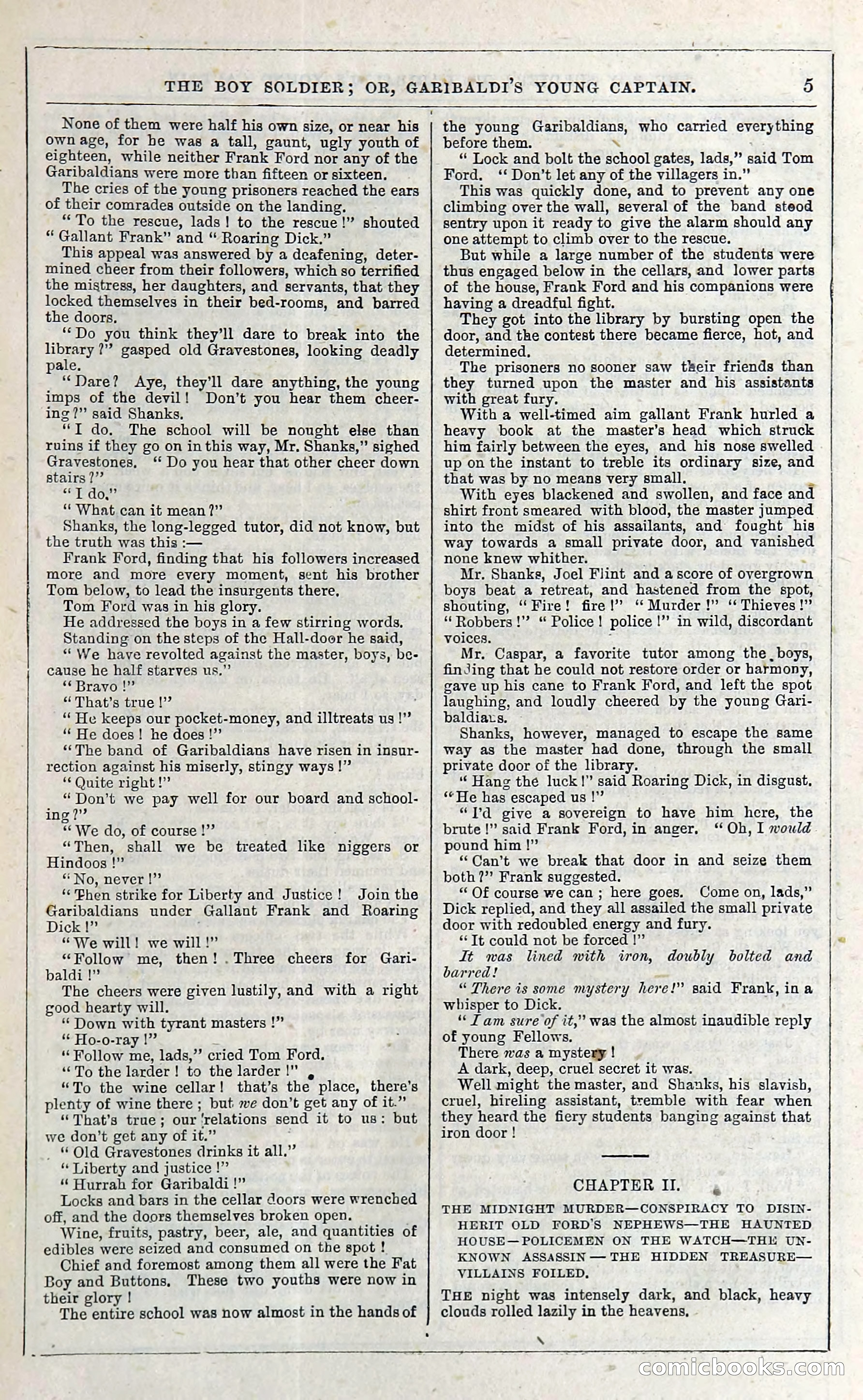 The Boy Soldier; Or, Garibaldi's Young Captain — page 11 of 390