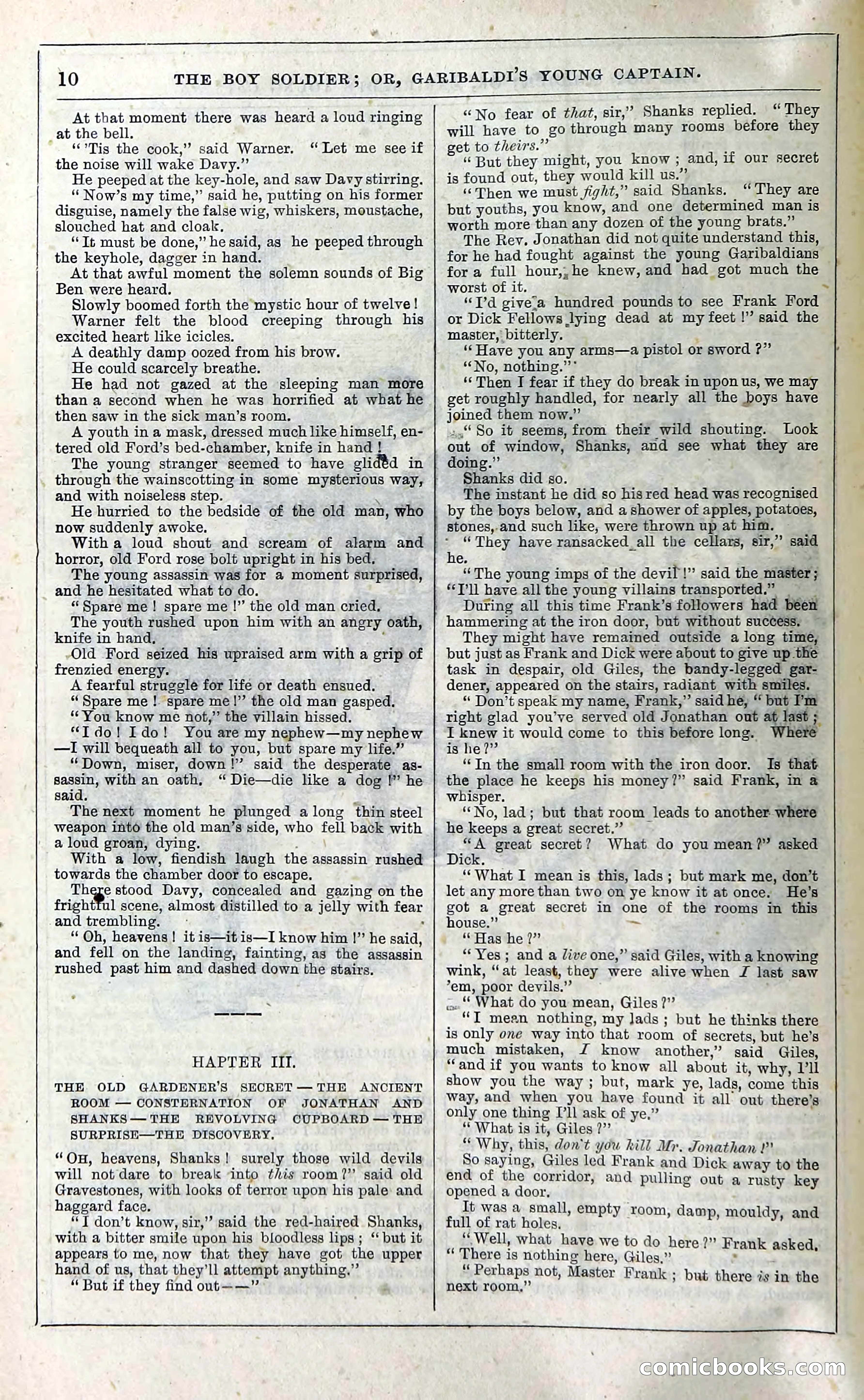 The Boy Soldier; Or, Garibaldi's Young Captain — page 16 of 390