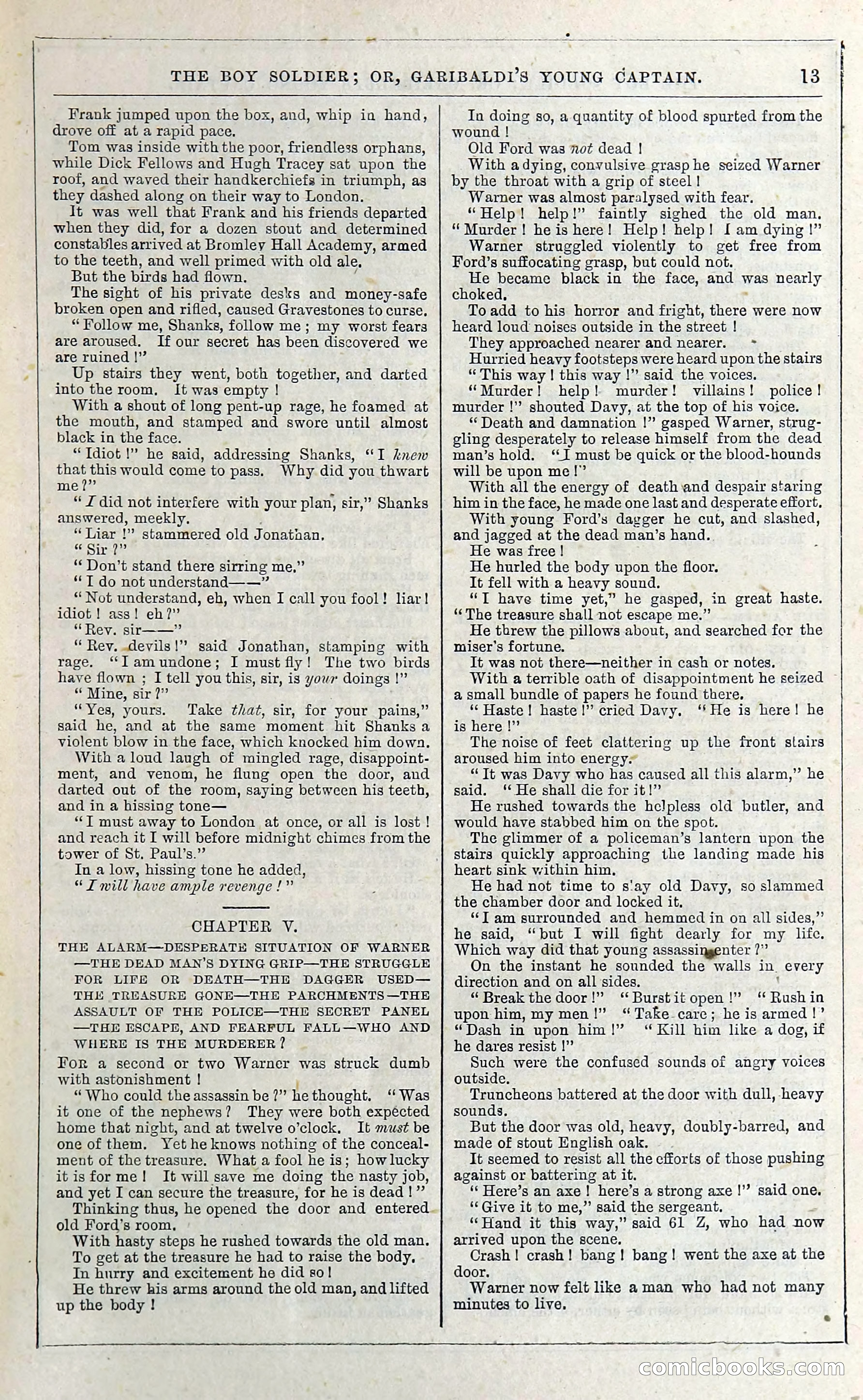 The Boy Soldier; Or, Garibaldi's Young Captain — page 19 of 390