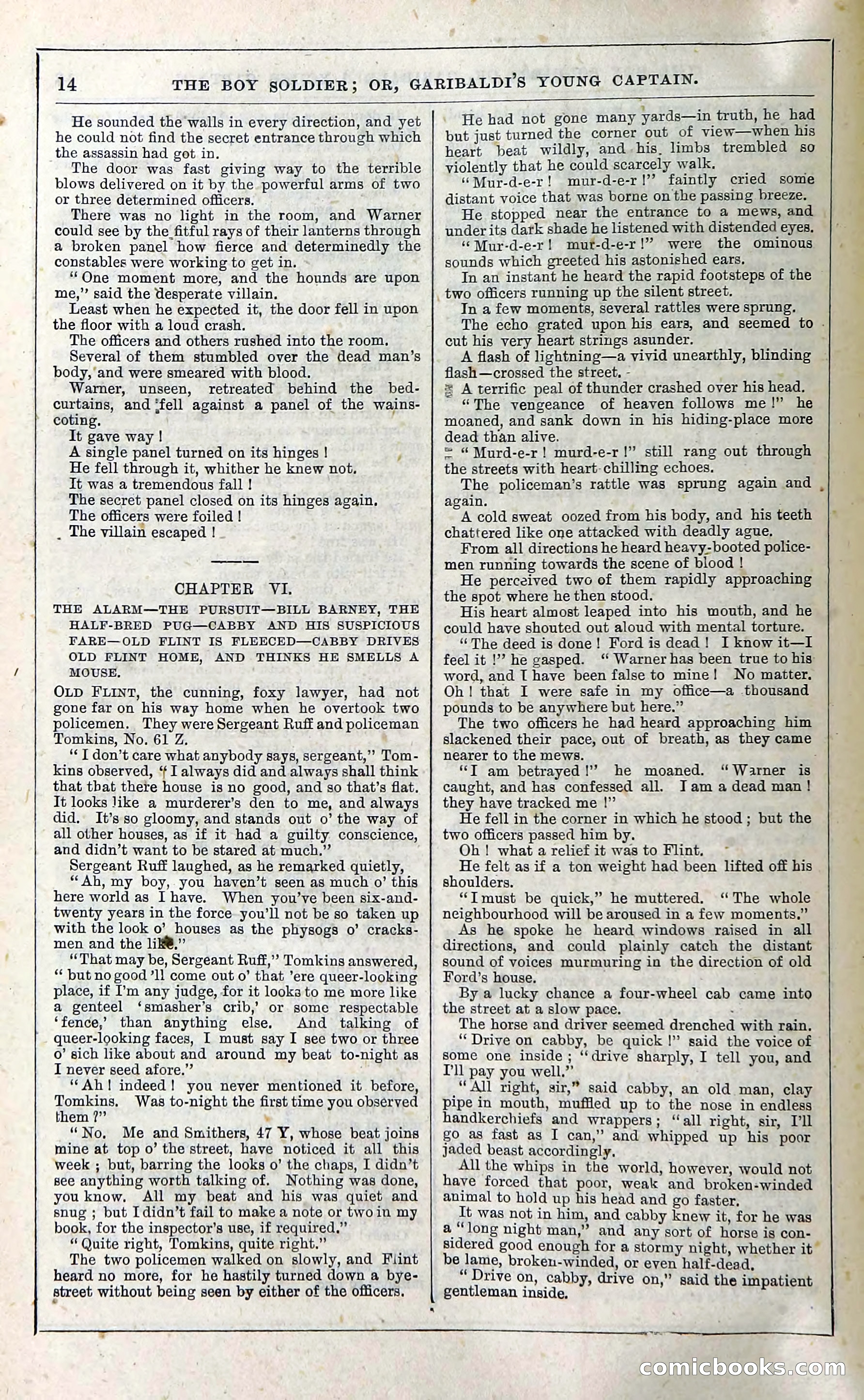 The Boy Soldier; Or, Garibaldi's Young Captain — page 20 of 390