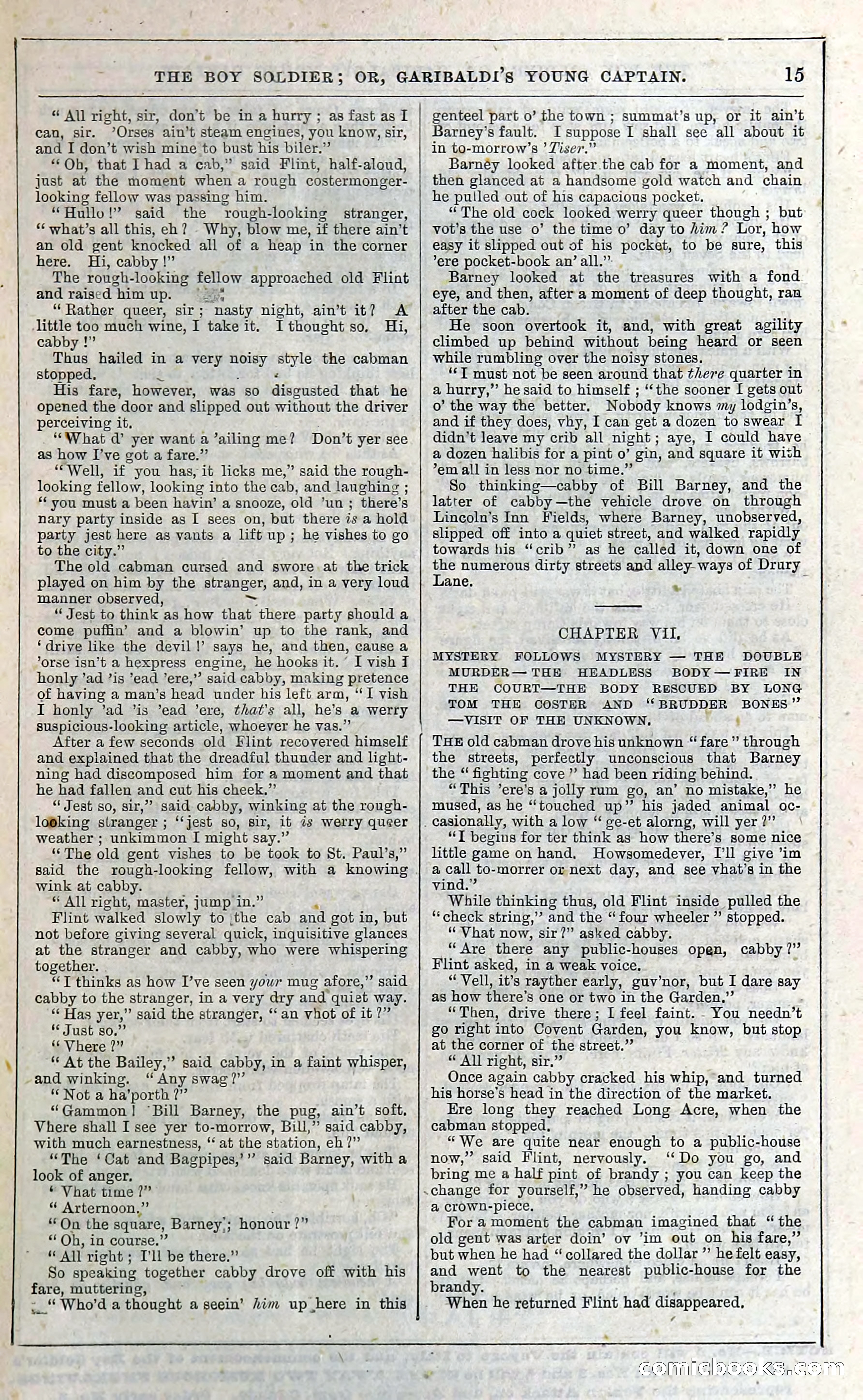 The Boy Soldier; Or, Garibaldi's Young Captain — page 21 of 390