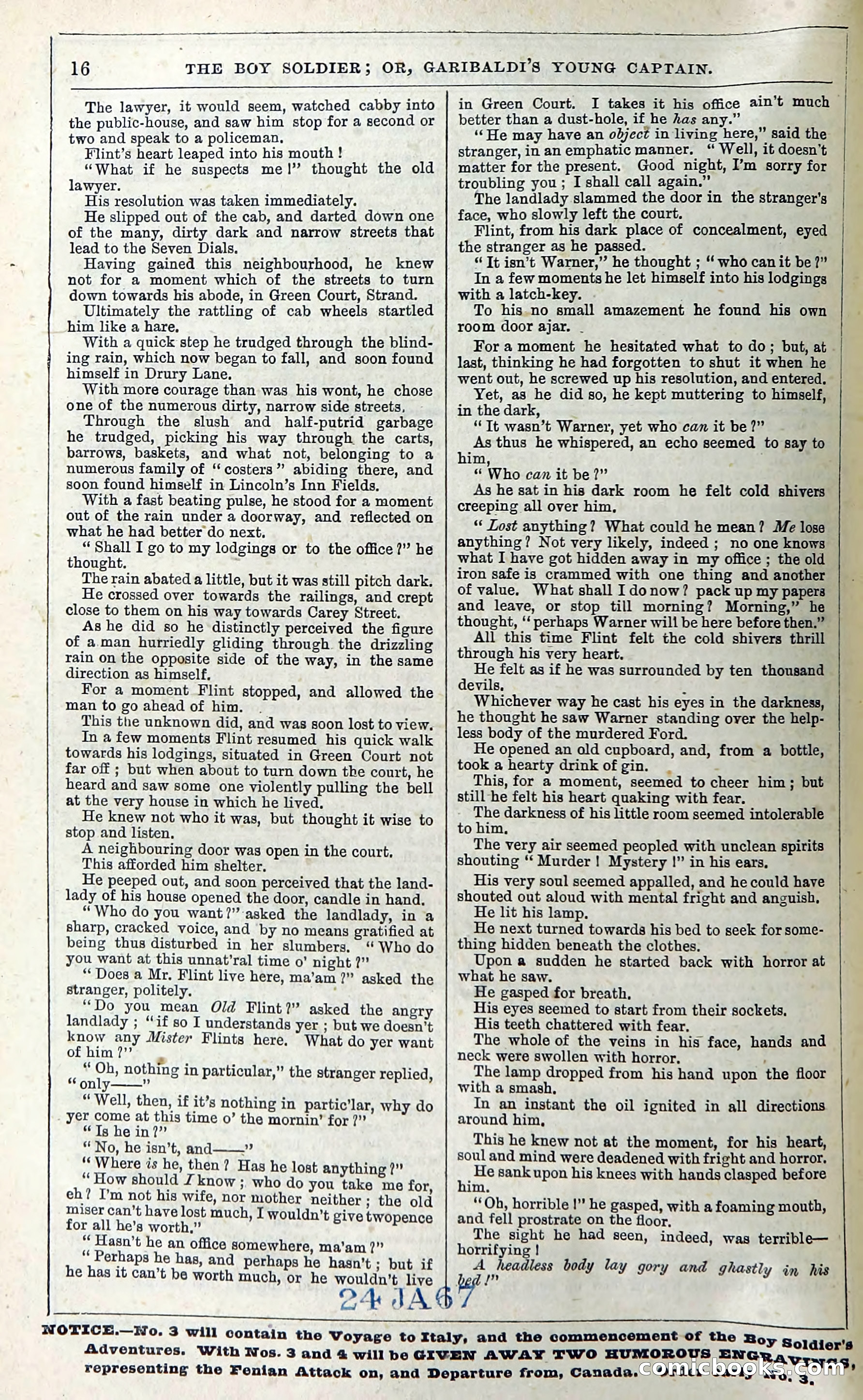 The Boy Soldier; Or, Garibaldi's Young Captain — page 22 of 390