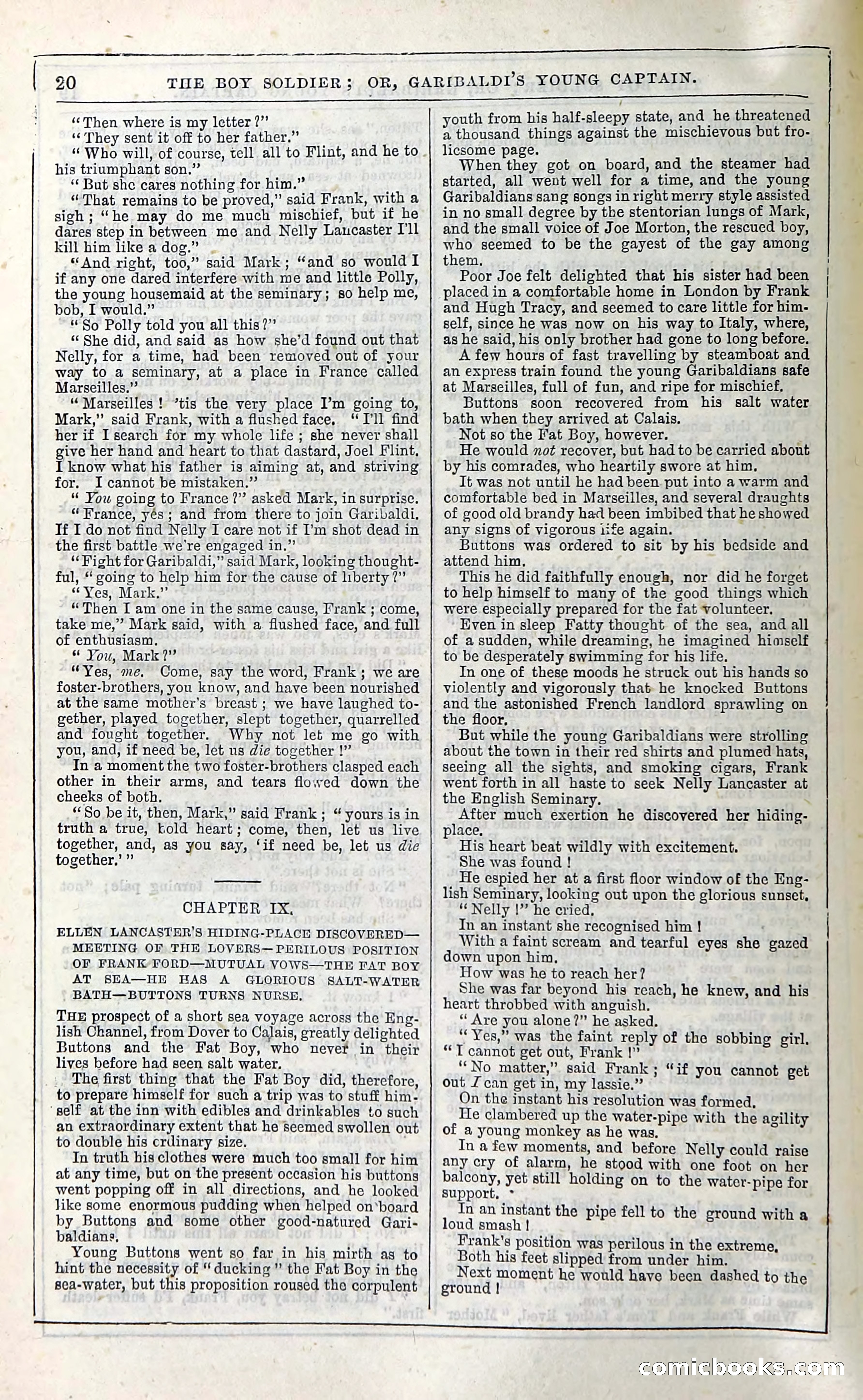 The Boy Soldier; Or, Garibaldi's Young Captain — page 26 of 390