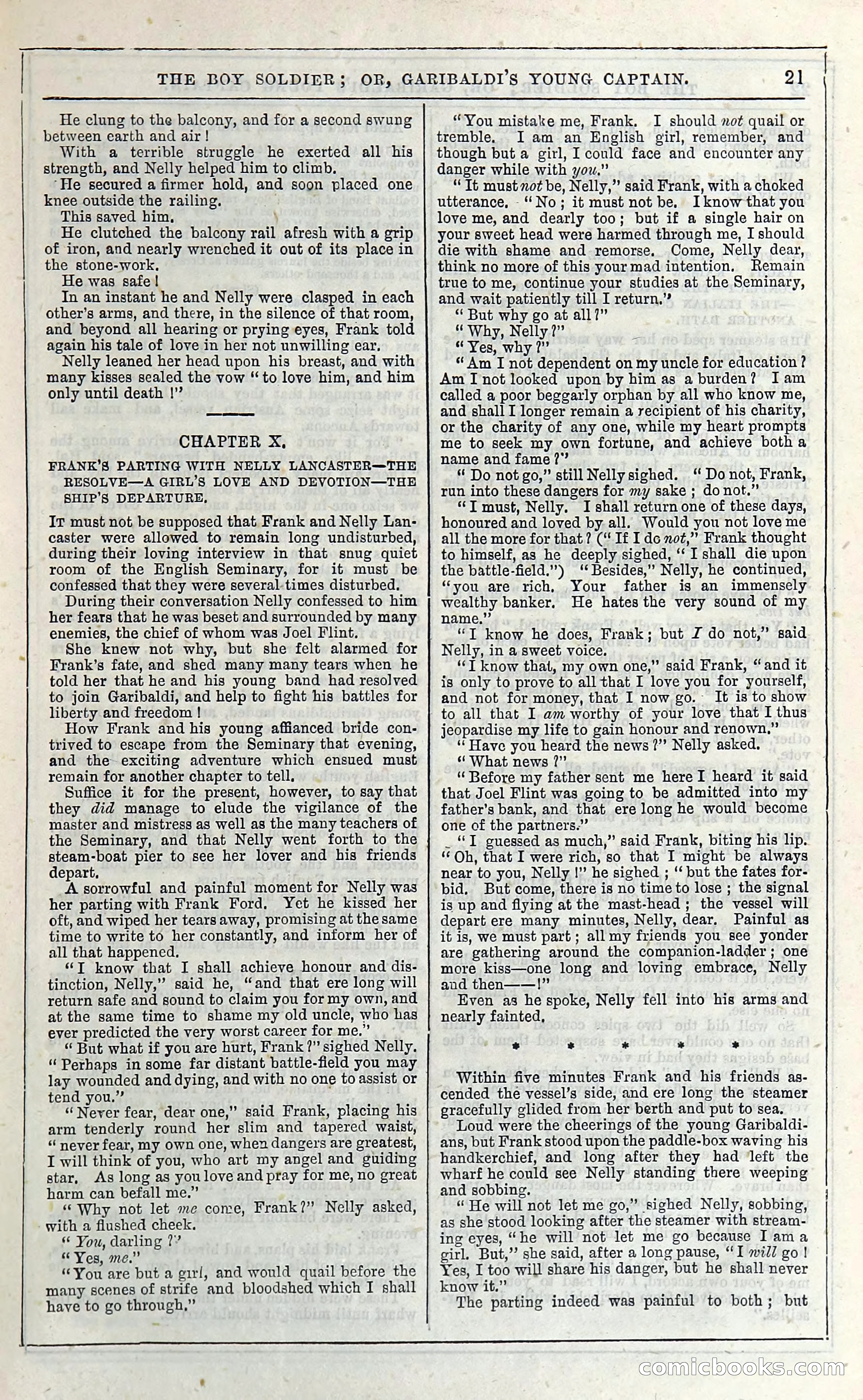 The Boy Soldier; Or, Garibaldi's Young Captain — page 27 of 390