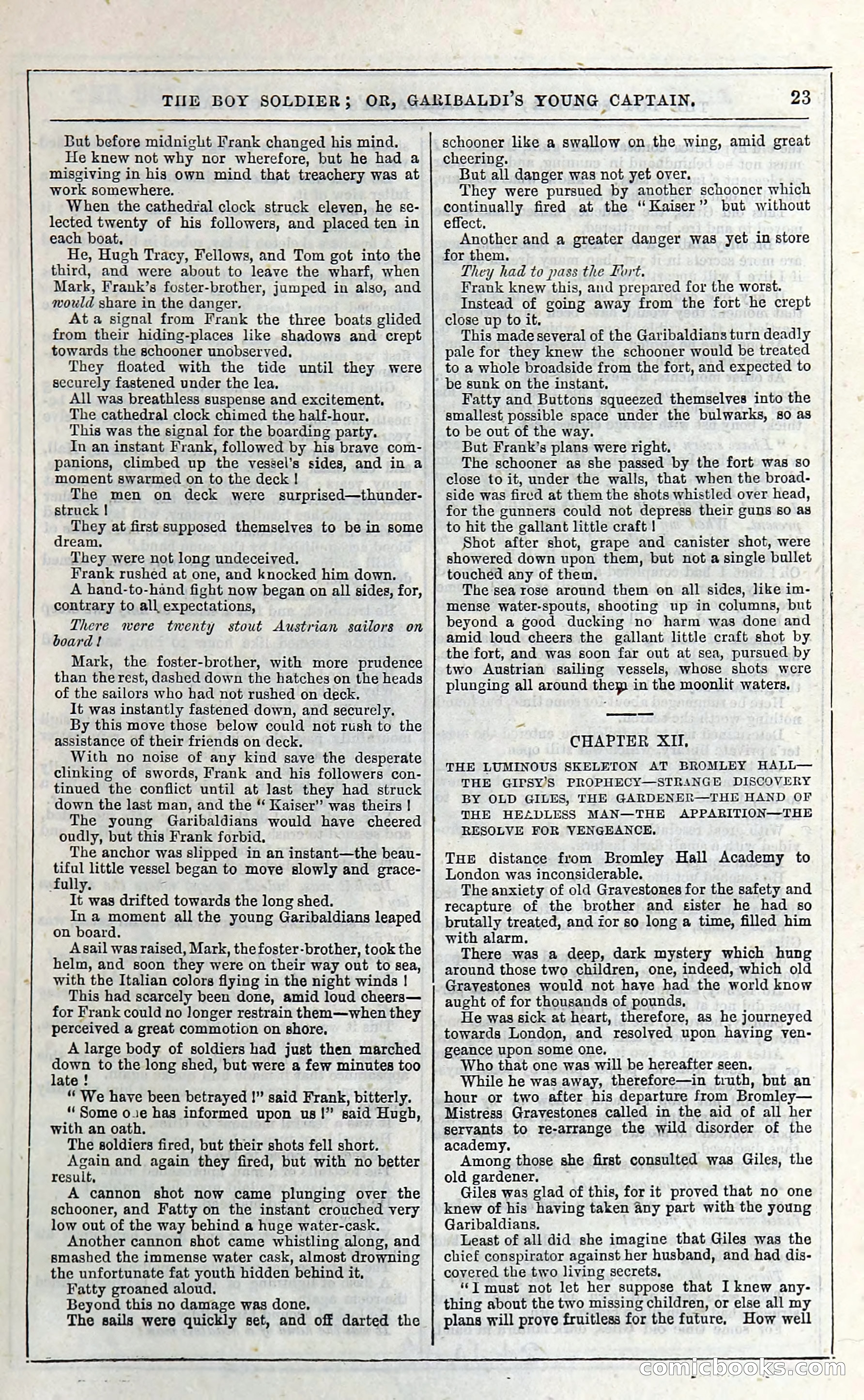 The Boy Soldier; Or, Garibaldi's Young Captain — page 29 of 390