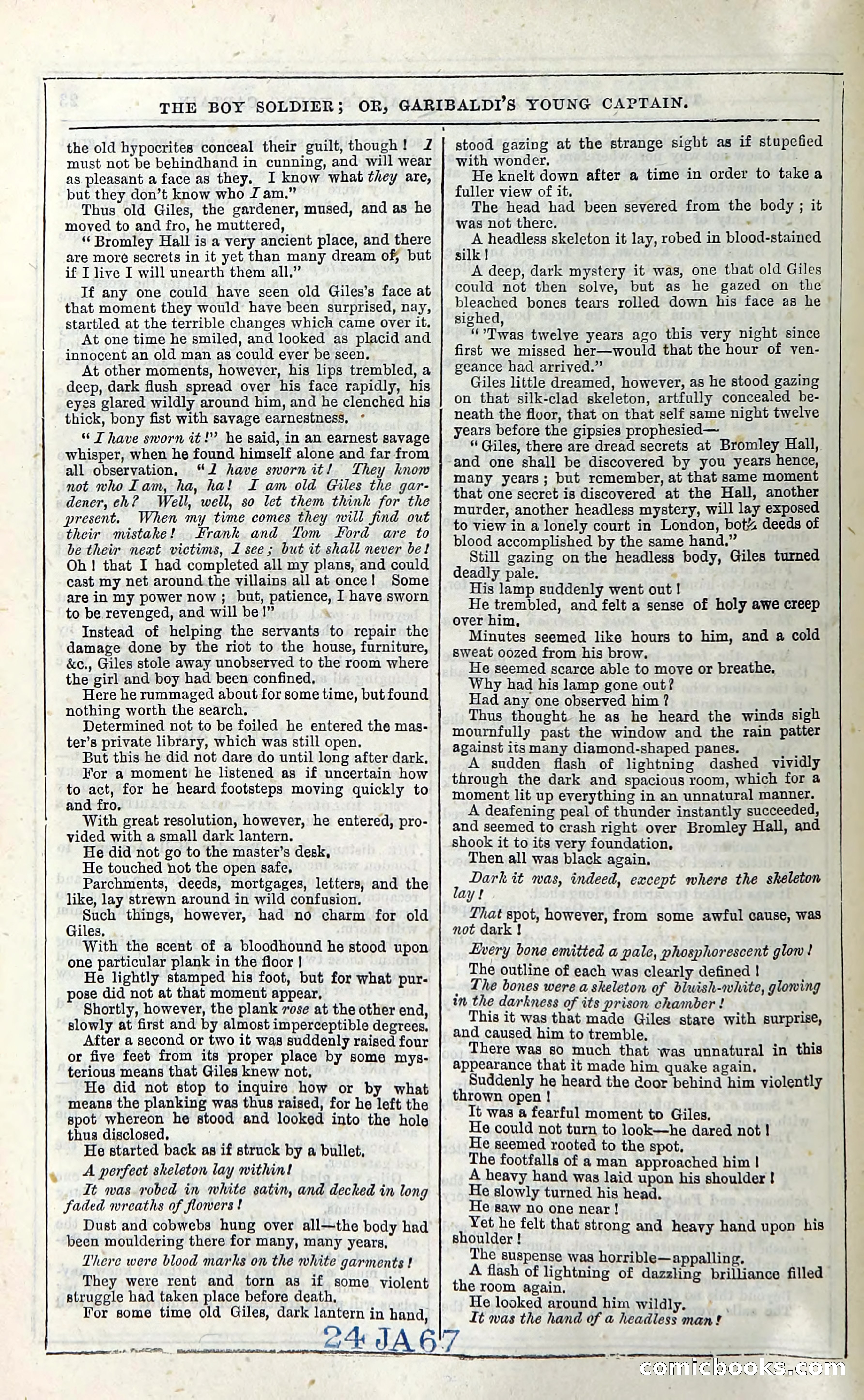 The Boy Soldier; Or, Garibaldi's Young Captain — page 30 of 390