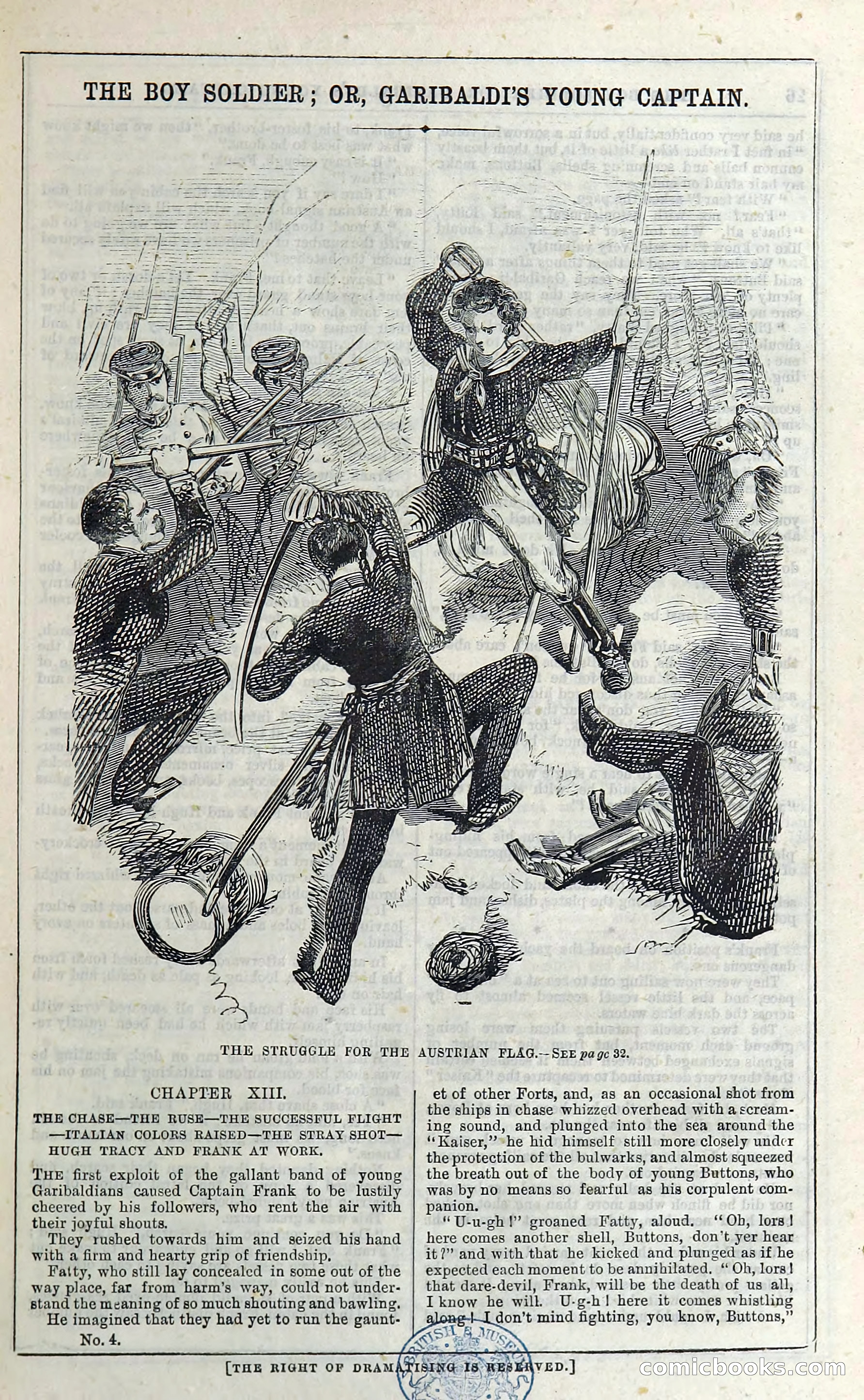 The Boy Soldier; Or, Garibaldi's Young Captain — page 31 of 390