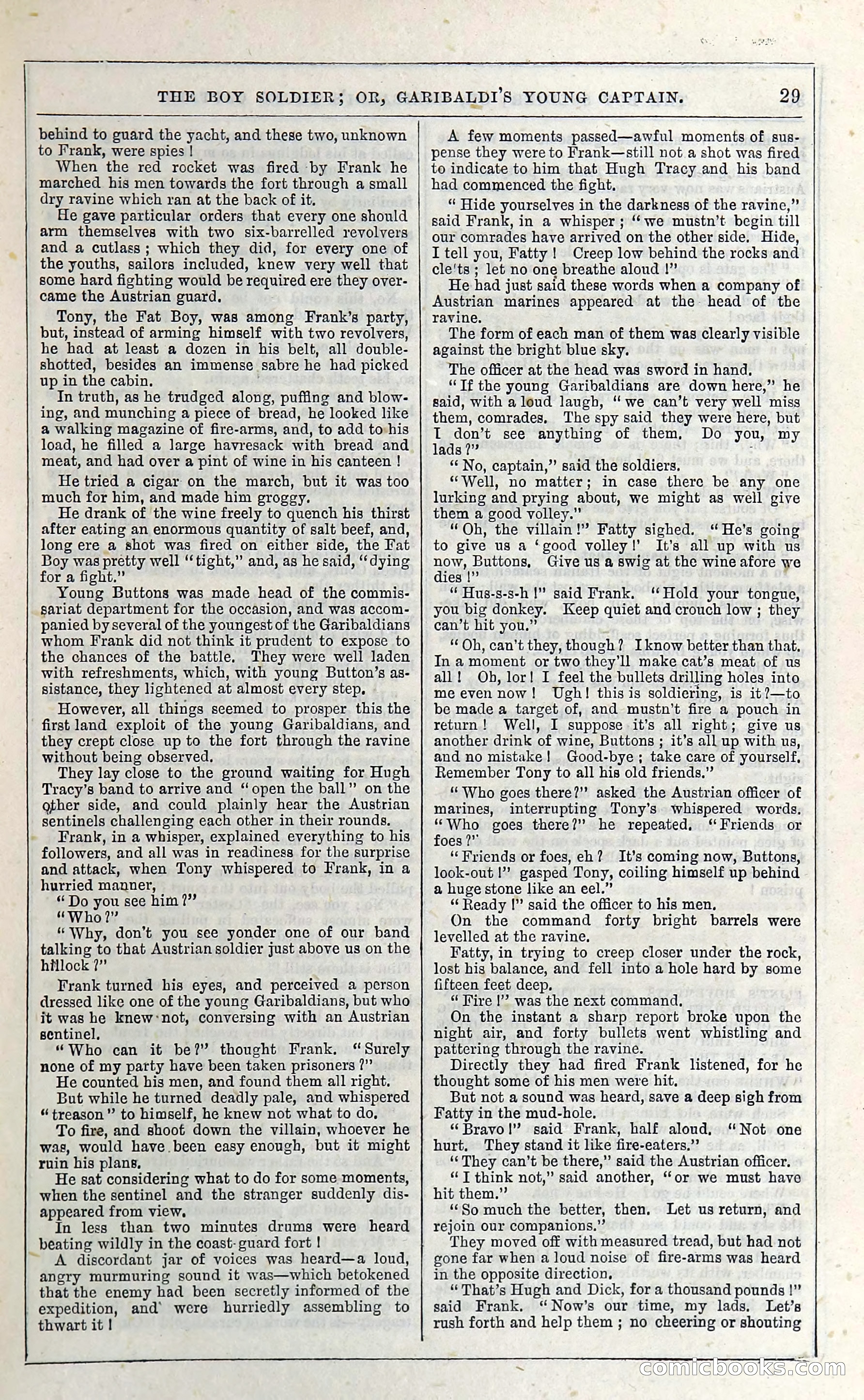 The Boy Soldier; Or, Garibaldi's Young Captain — page 35 of 390