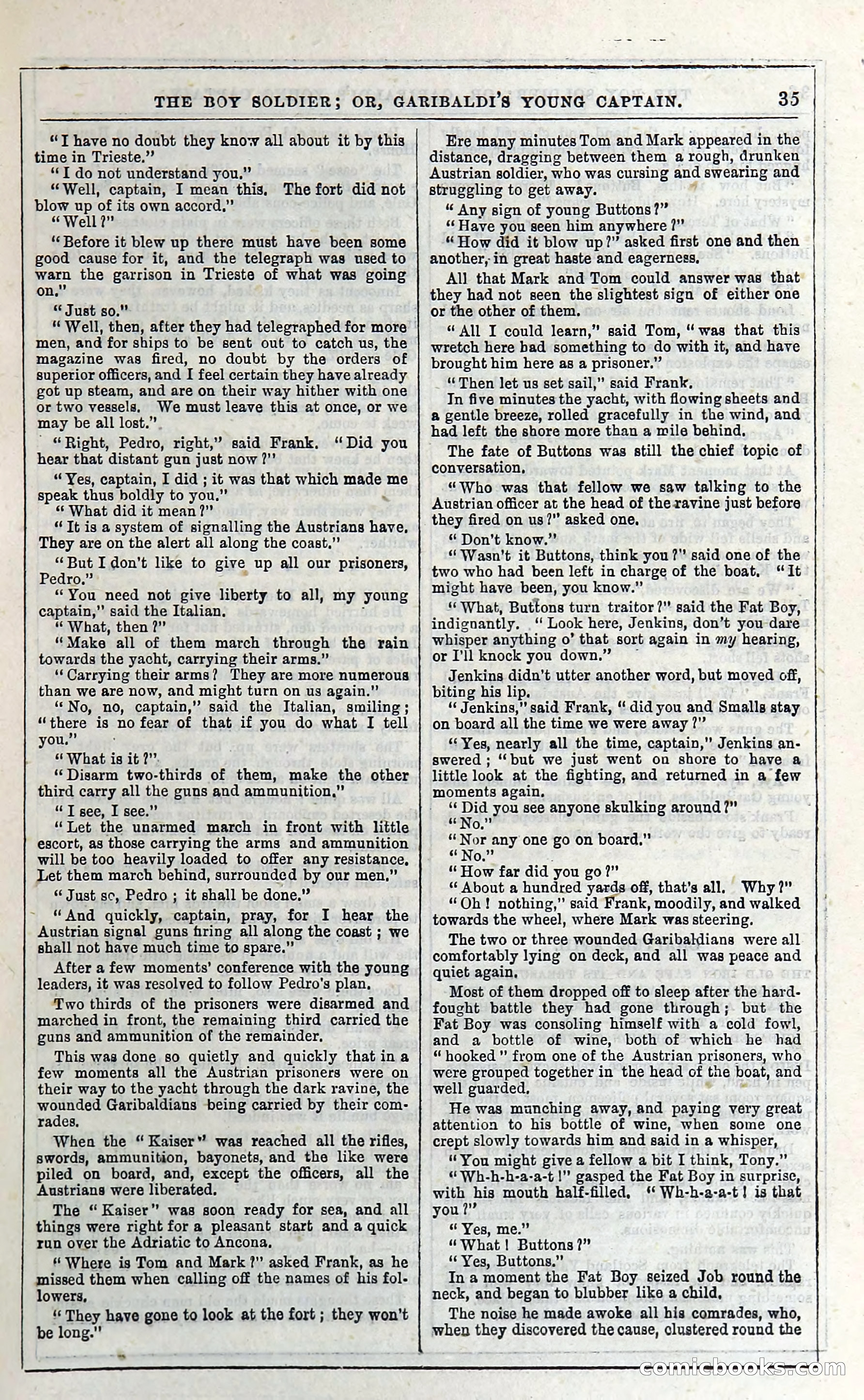 The Boy Soldier; Or, Garibaldi's Young Captain — page 41 of 390