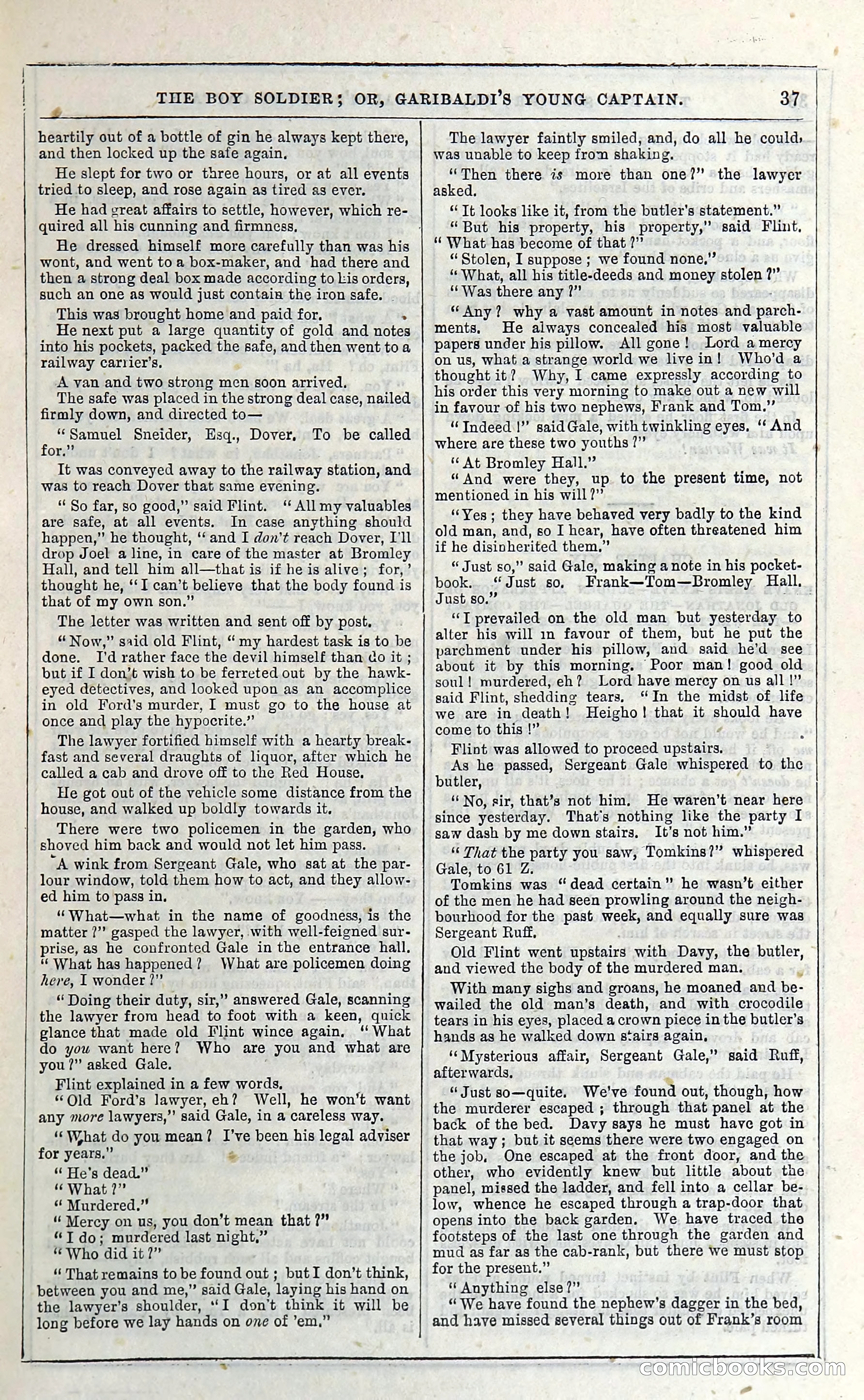 The Boy Soldier; Or, Garibaldi's Young Captain — page 43 of 390