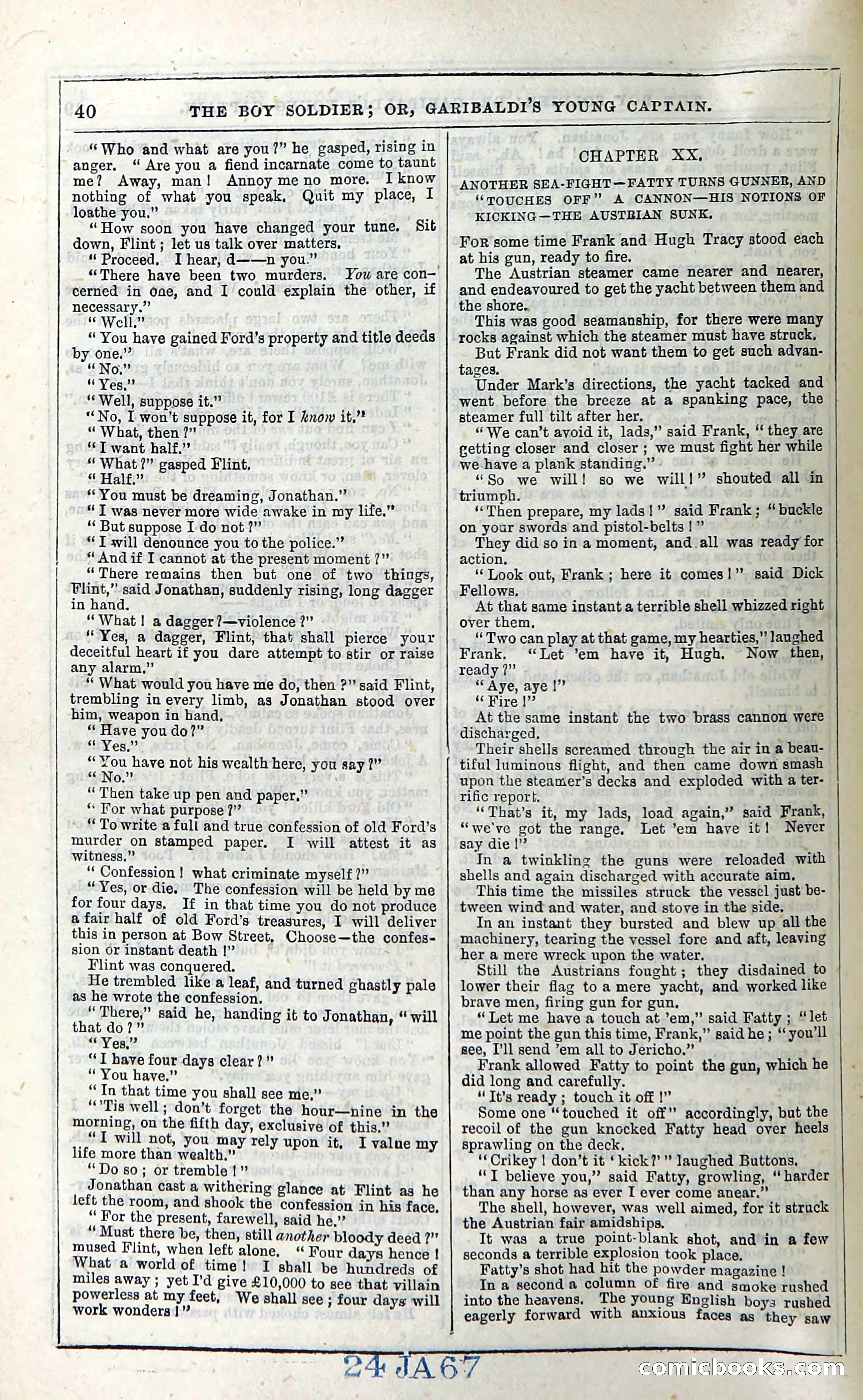 The Boy Soldier; Or, Garibaldi's Young Captain — page 46 of 390