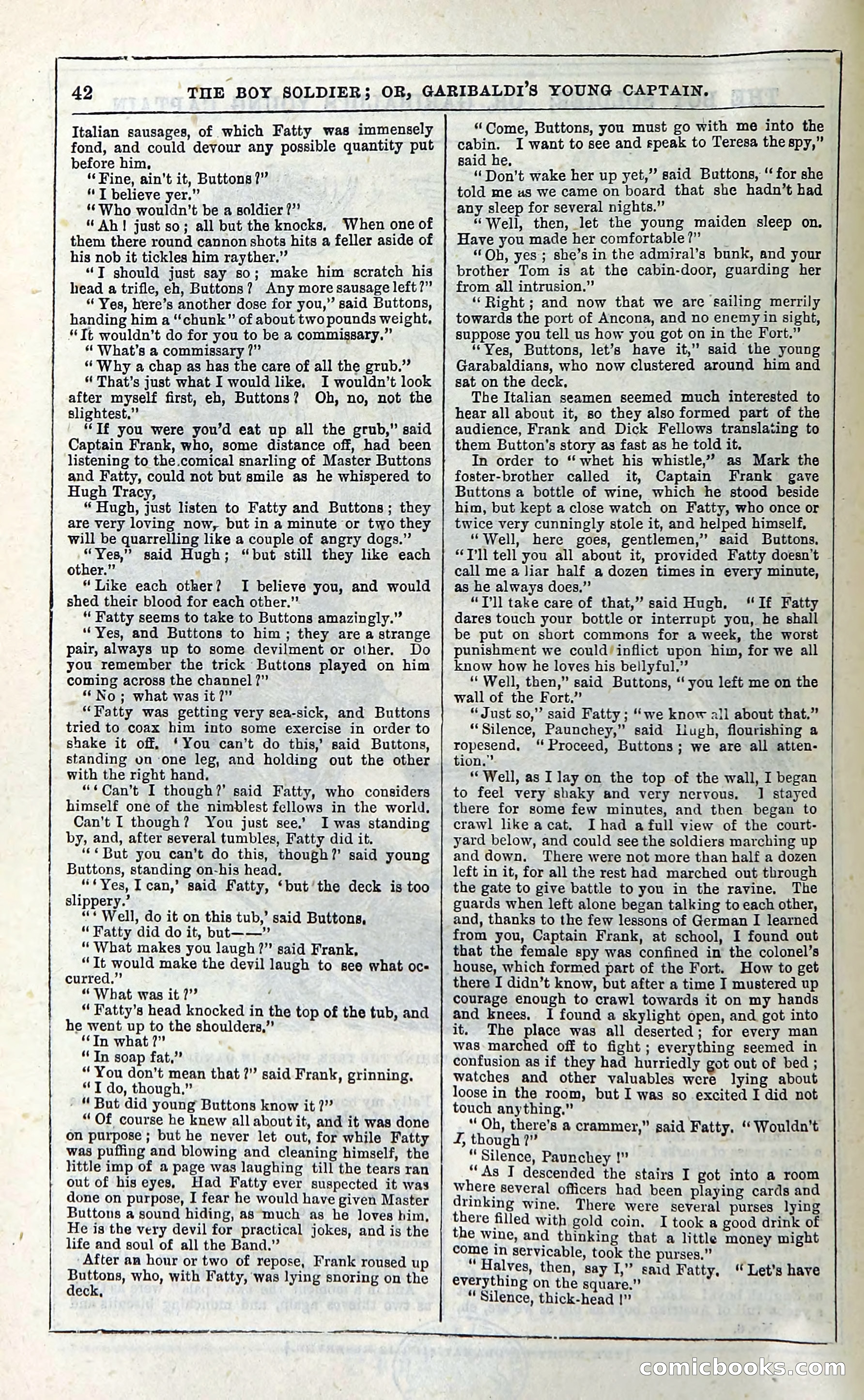 The Boy Soldier; Or, Garibaldi's Young Captain — page 48 of 390
