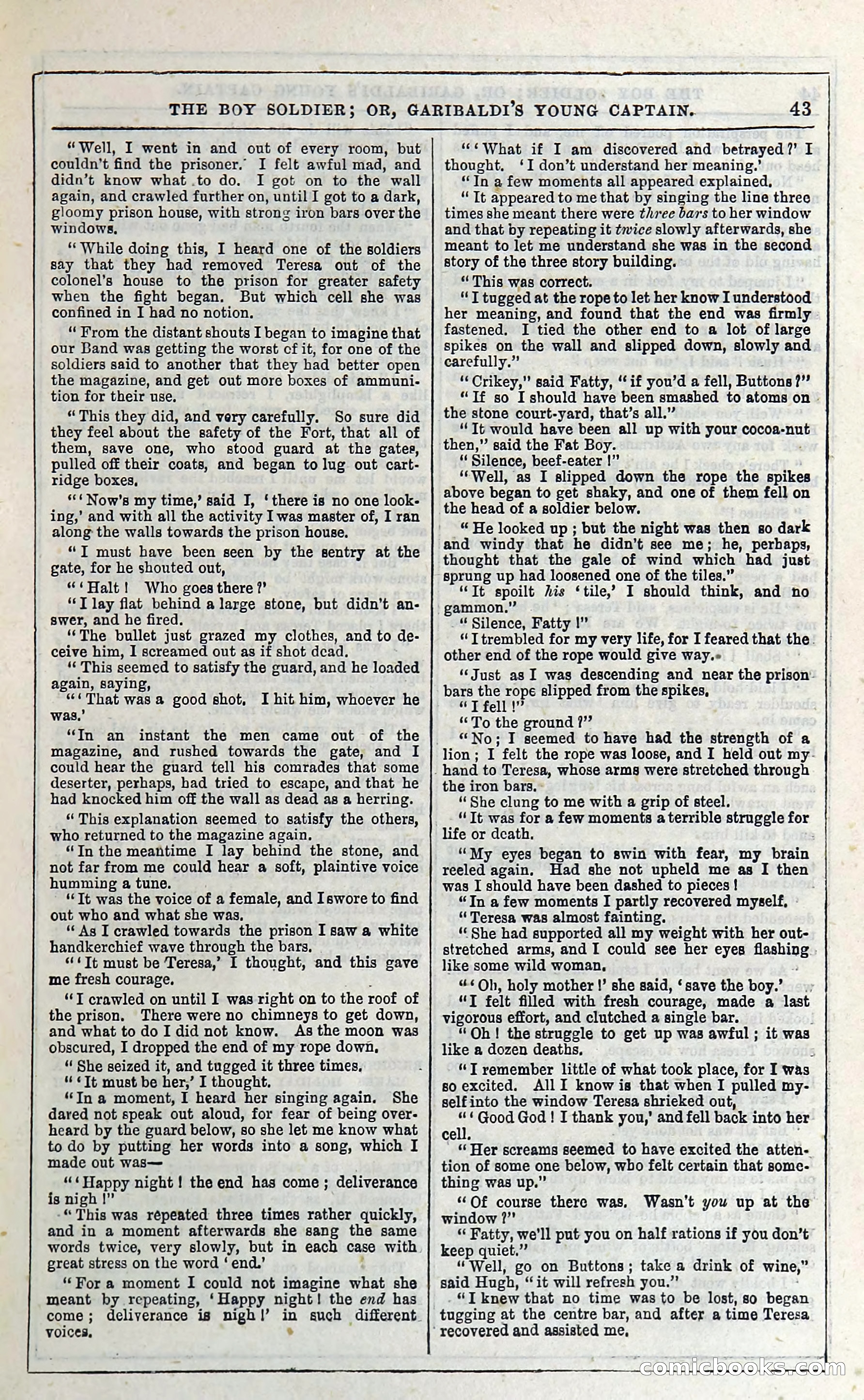 The Boy Soldier; Or, Garibaldi's Young Captain — page 49 of 390