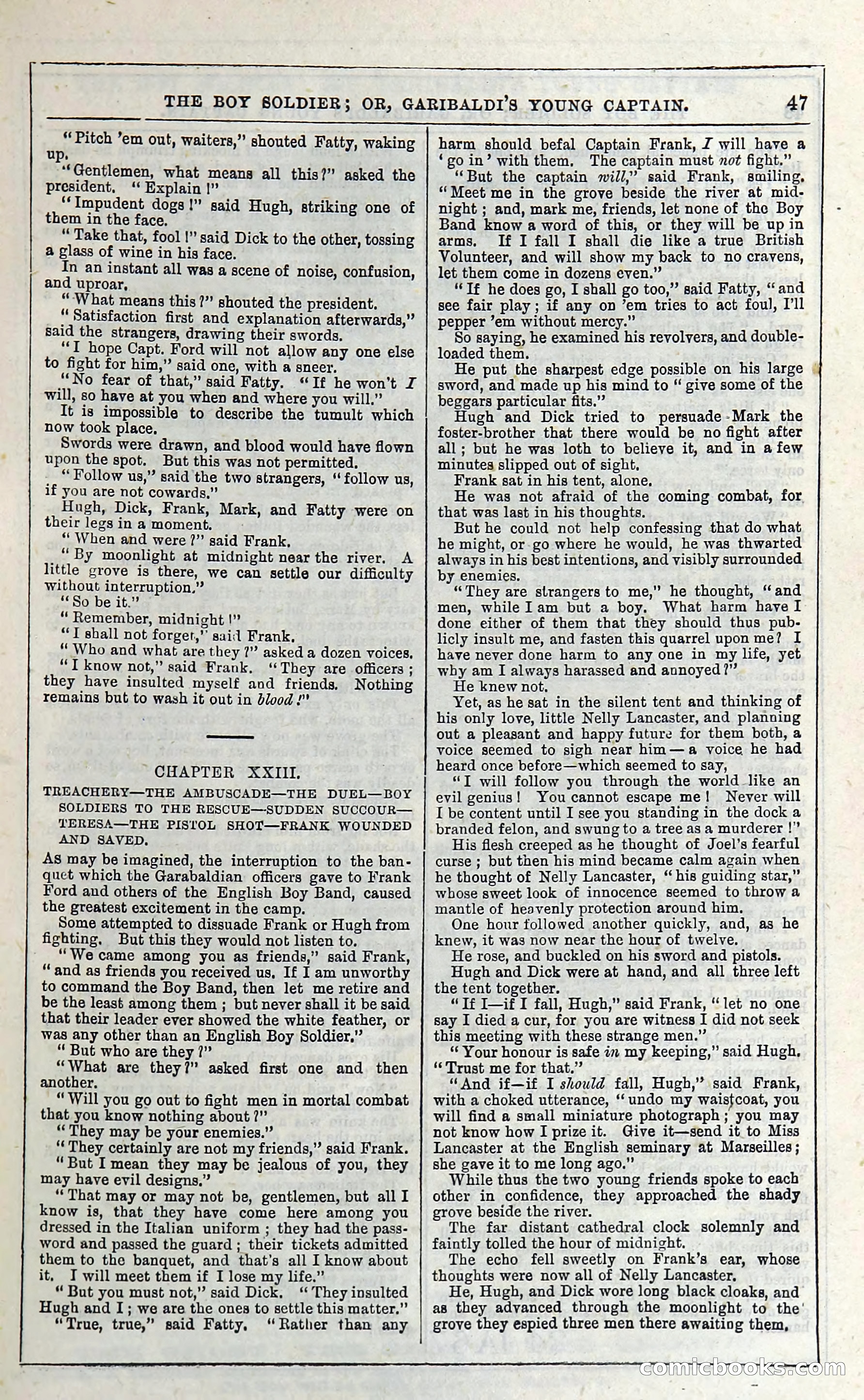 The Boy Soldier; Or, Garibaldi's Young Captain — page 53 of 390