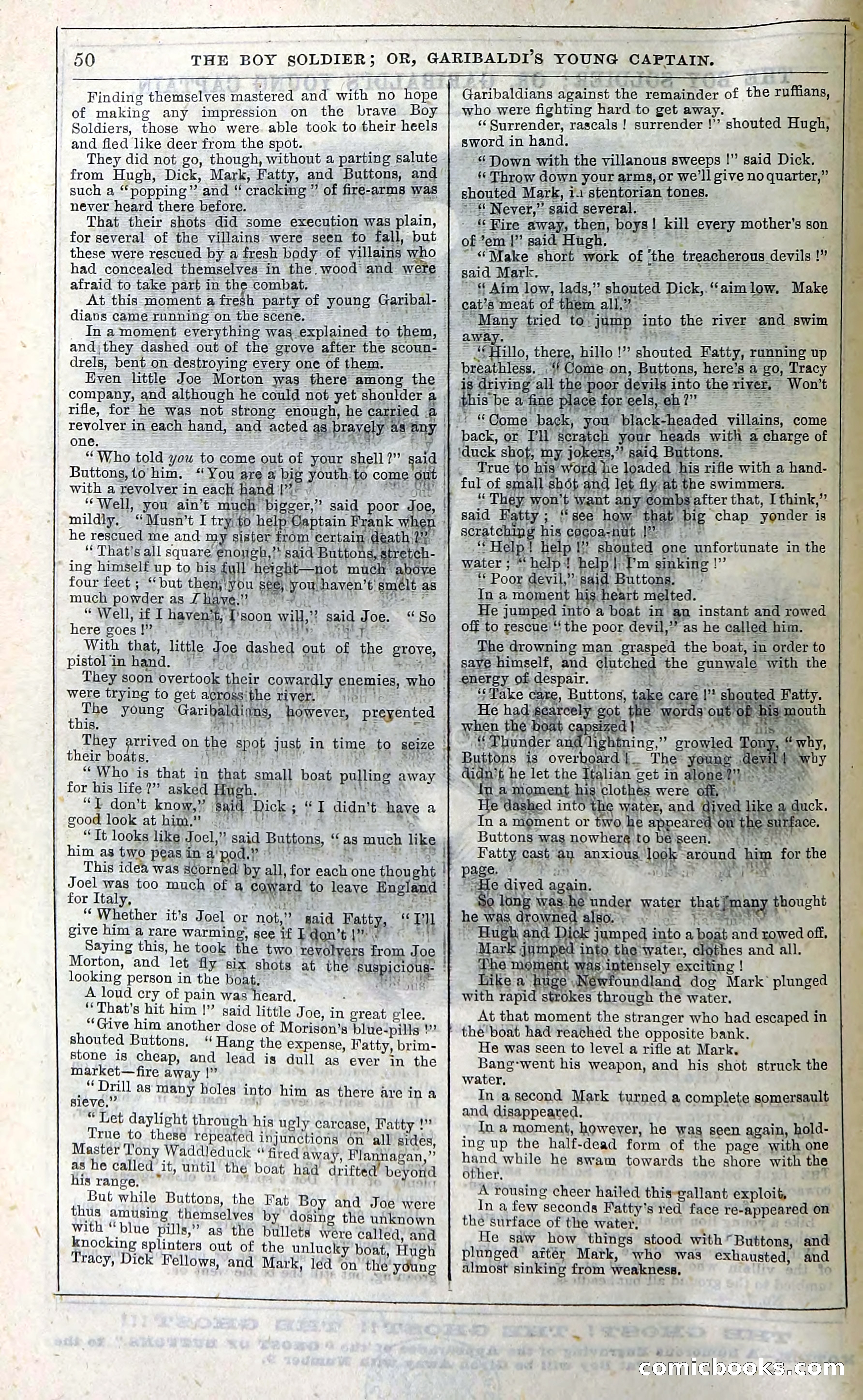 The Boy Soldier; Or, Garibaldi's Young Captain — page 56 of 390
