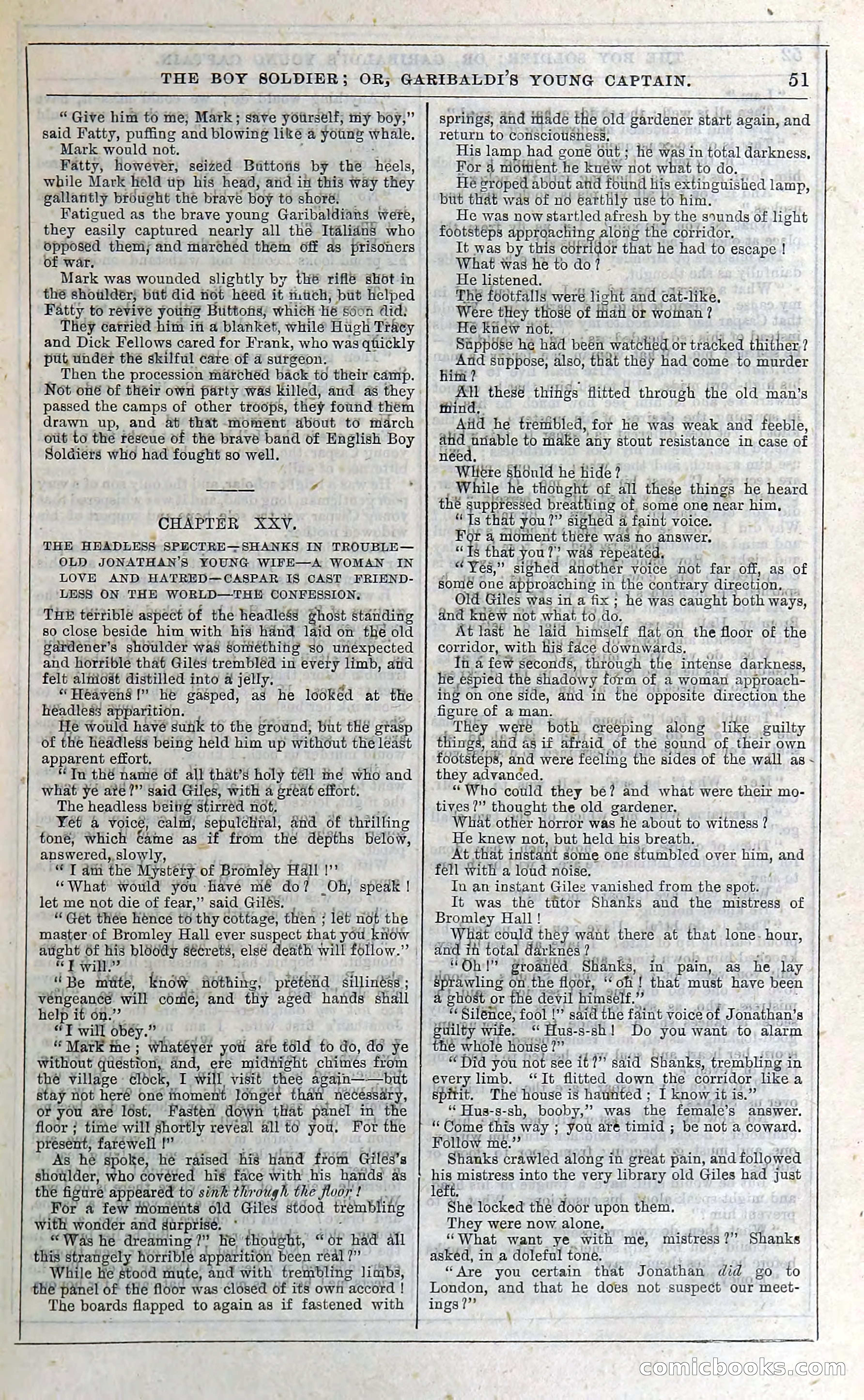 The Boy Soldier; Or, Garibaldi's Young Captain — page 57 of 390