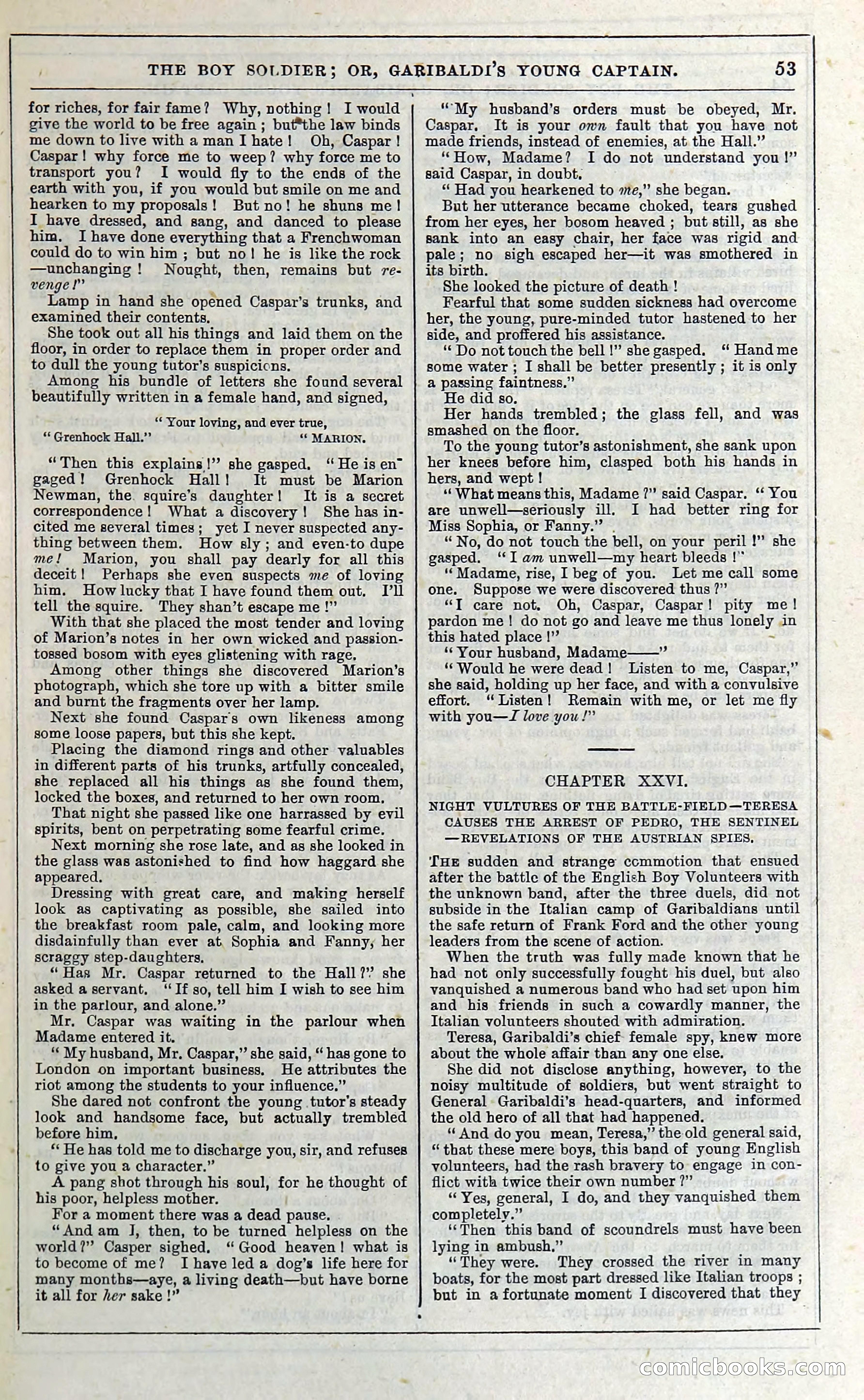 The Boy Soldier; Or, Garibaldi's Young Captain — page 59 of 390