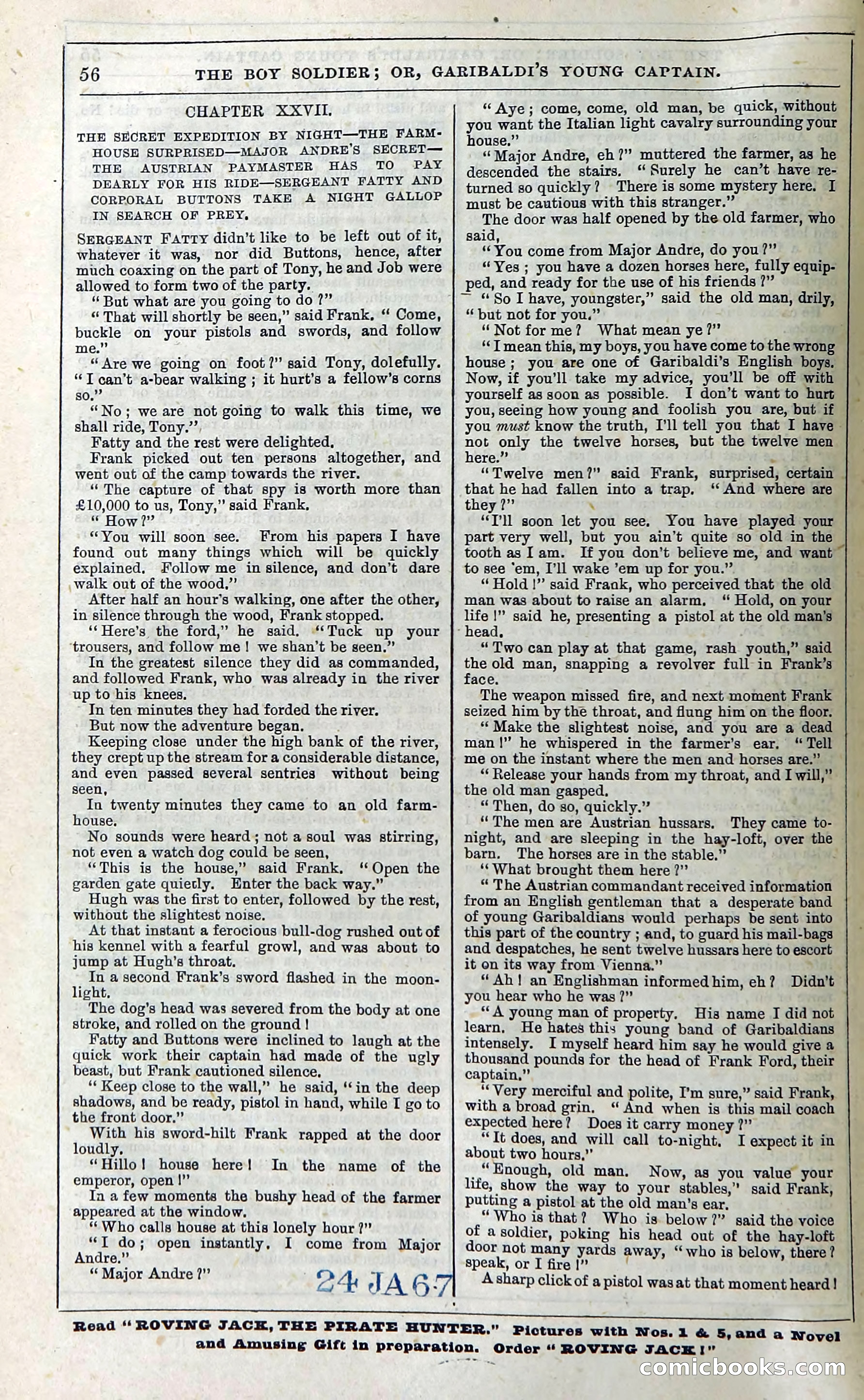 The Boy Soldier; Or, Garibaldi's Young Captain — page 62 of 390