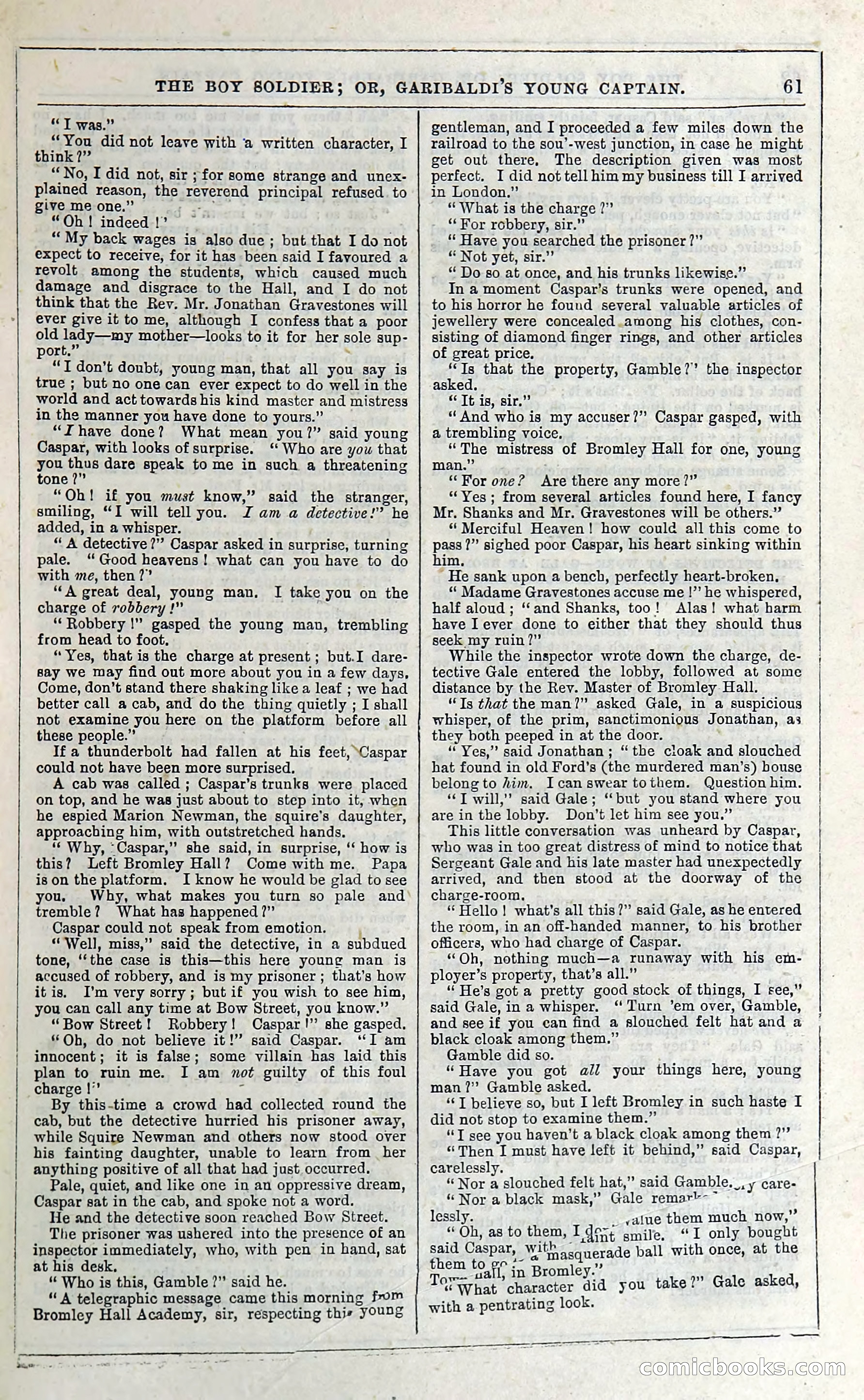 The Boy Soldier; Or, Garibaldi's Young Captain — page 67 of 390
